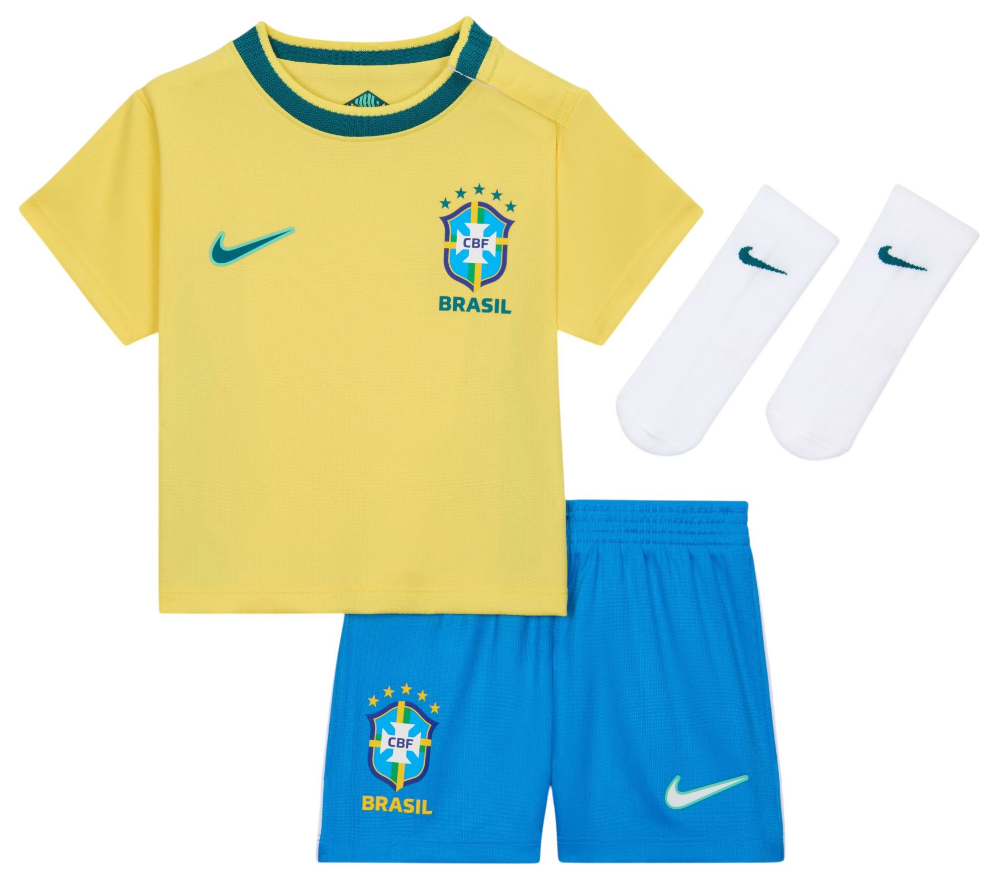 Nike Infant Brazil 2026 Home Replica Jersey Set