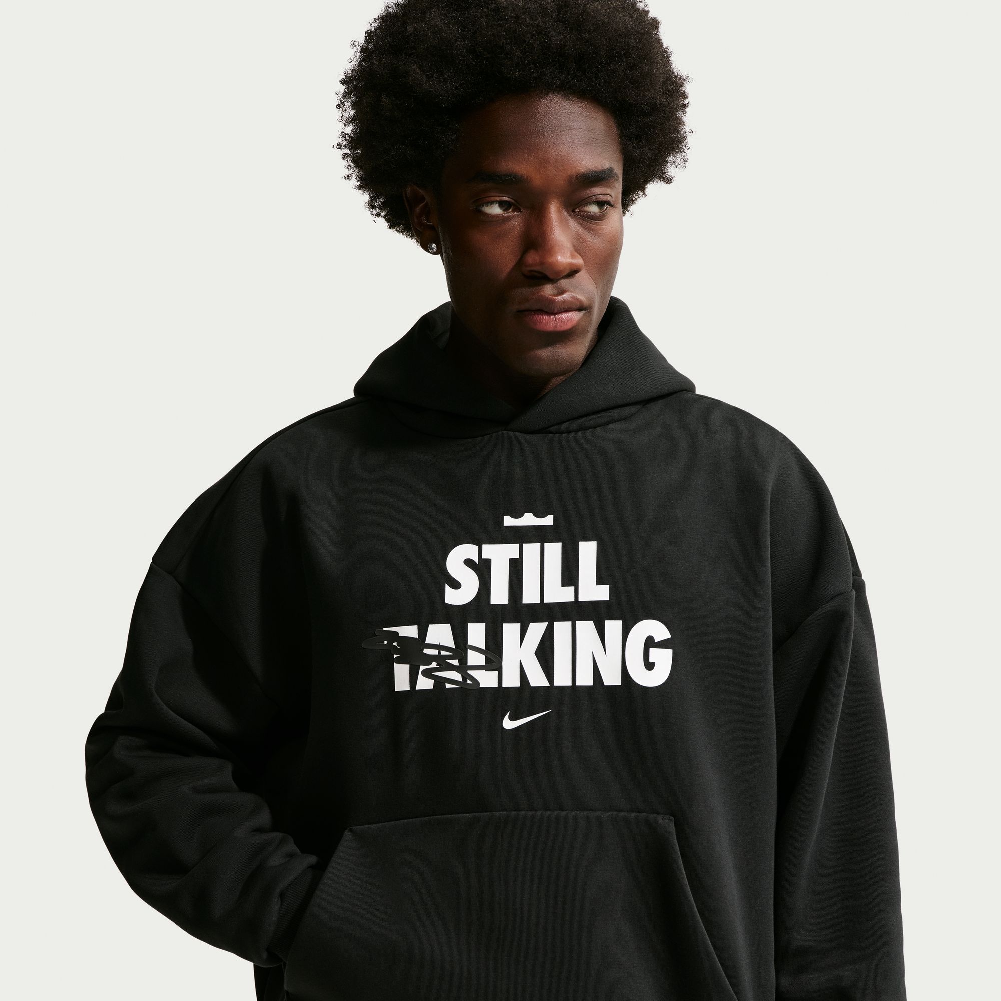Nike Men's LeBron James Therma-FIT "Shut Up And Dribble" Hoodie