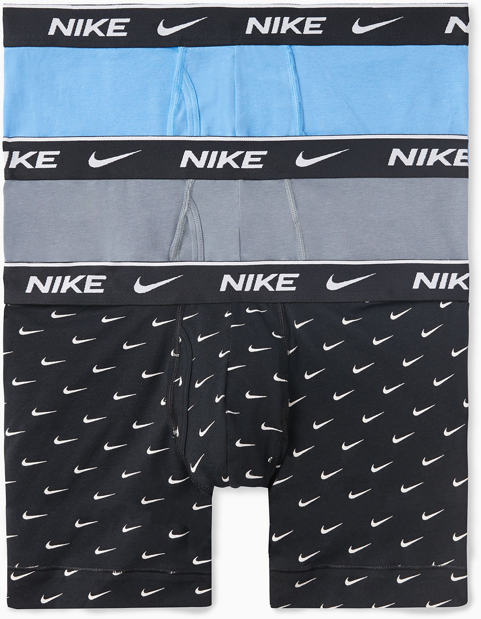 Nike Men's Cotton Stretch Boxer Briefs - 3 Pack