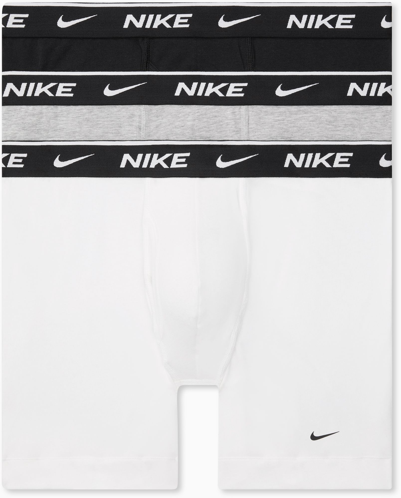 Nike Men's Cotton Stretch Boxer Briefs - 3 Pack