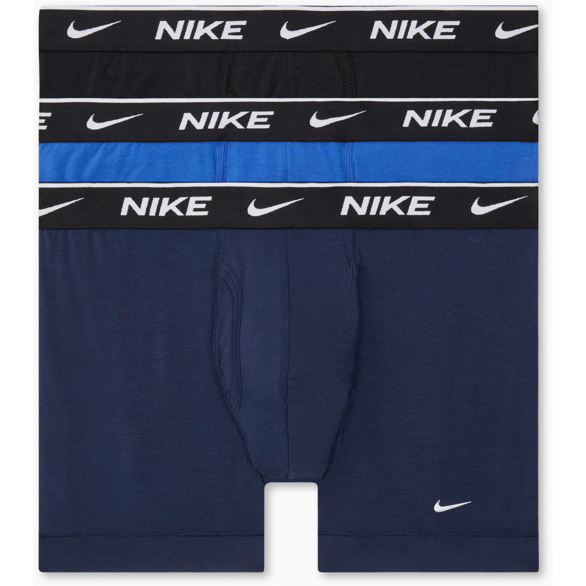 Nike Men's Cotton Stretch Trunk Boxer Briefs - 3 Pack