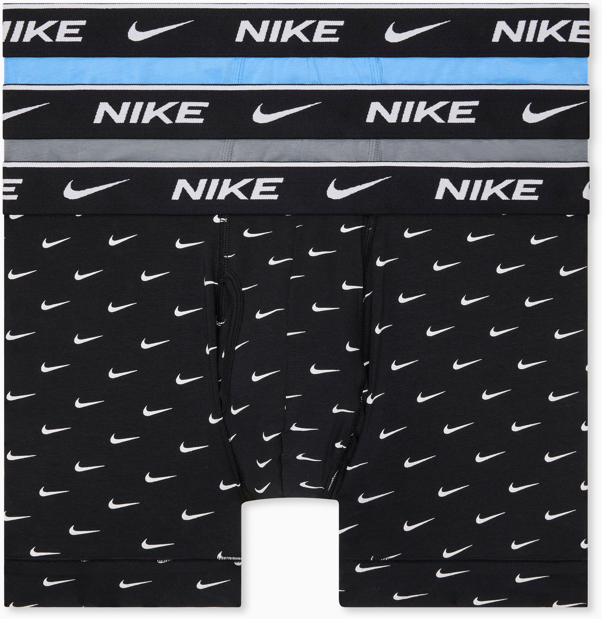 Nike Men's Cotton Stretch Trunk Boxer Briefs - 3 Pack