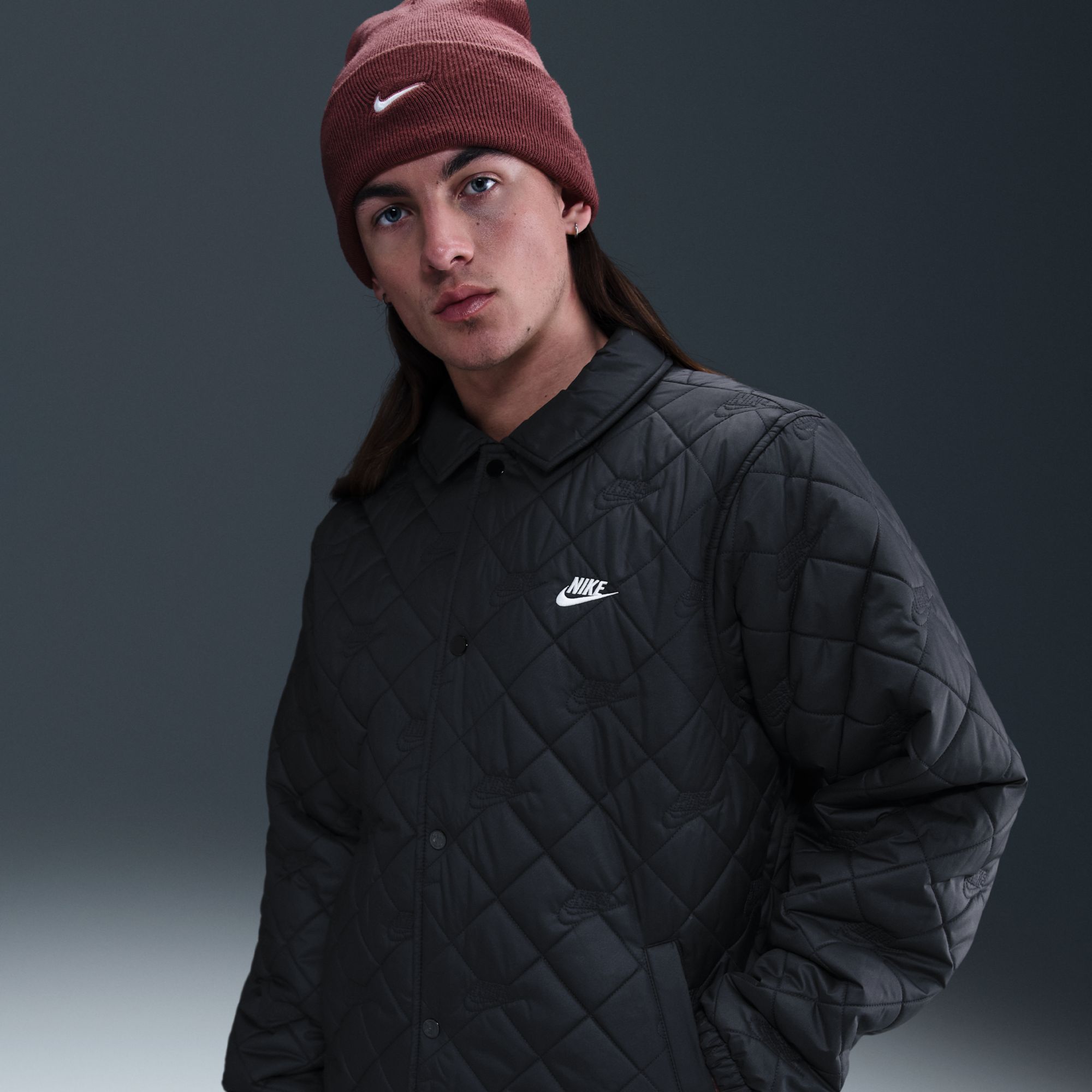 Nike Men's Club Quilted Coaches Jacket