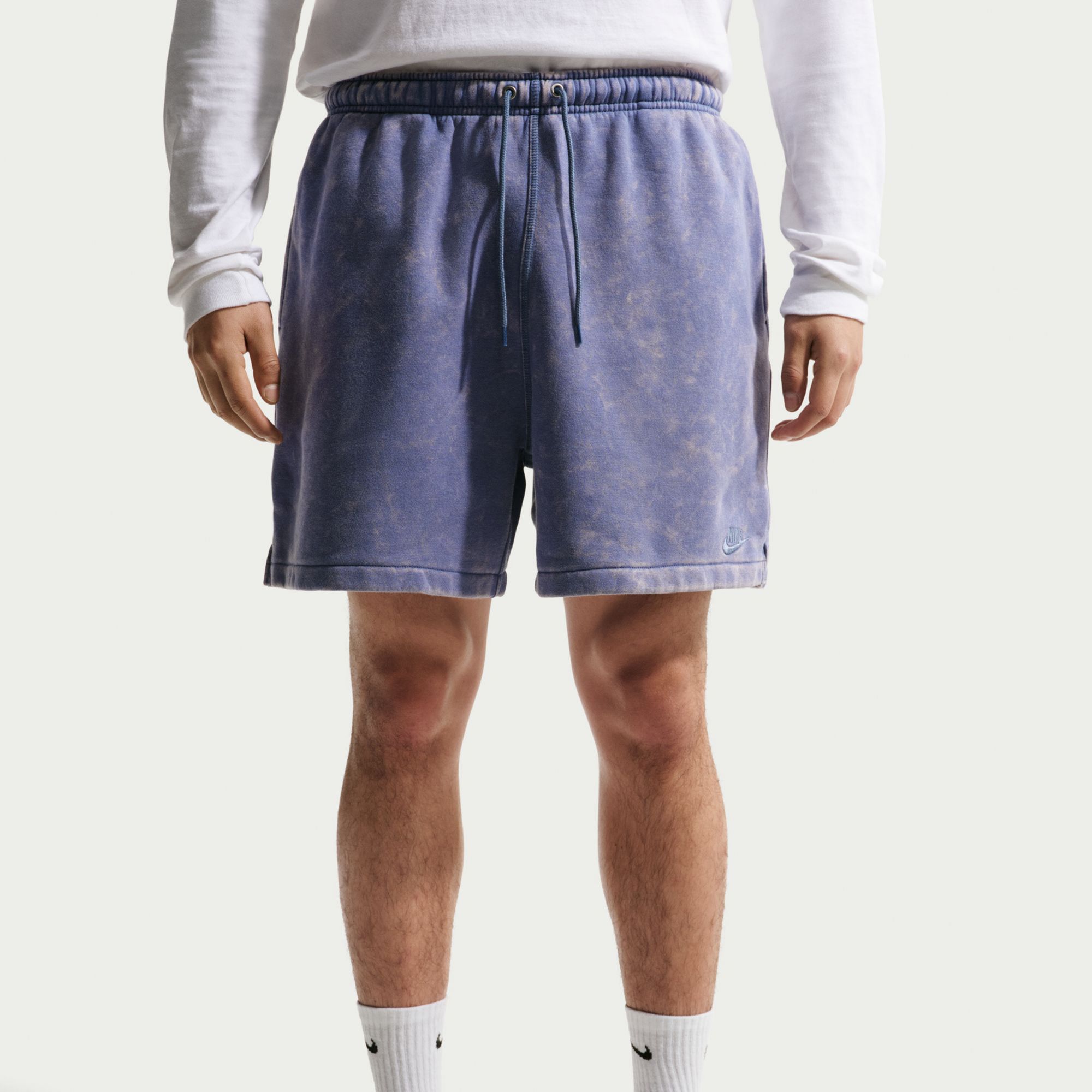 Nike Men's Club Fleece Washed Flow Shorts