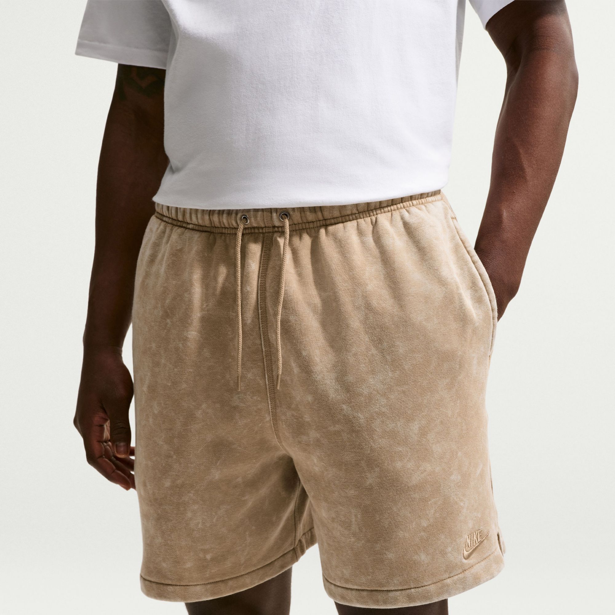 Nike Men's Club Fleece Washed Flow Shorts