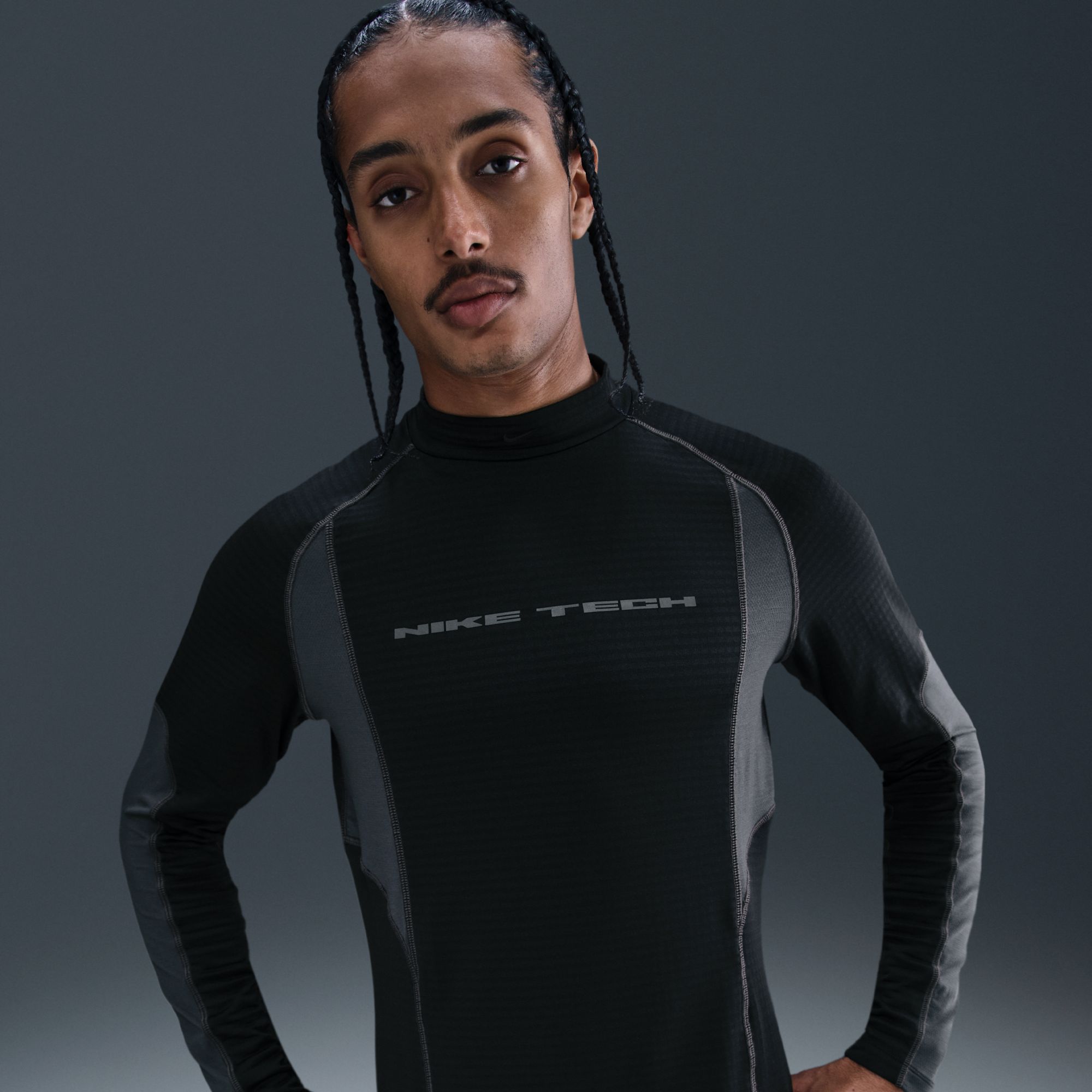 Nike Men's Tech Pro Long Sleeve Baselayer Shirt