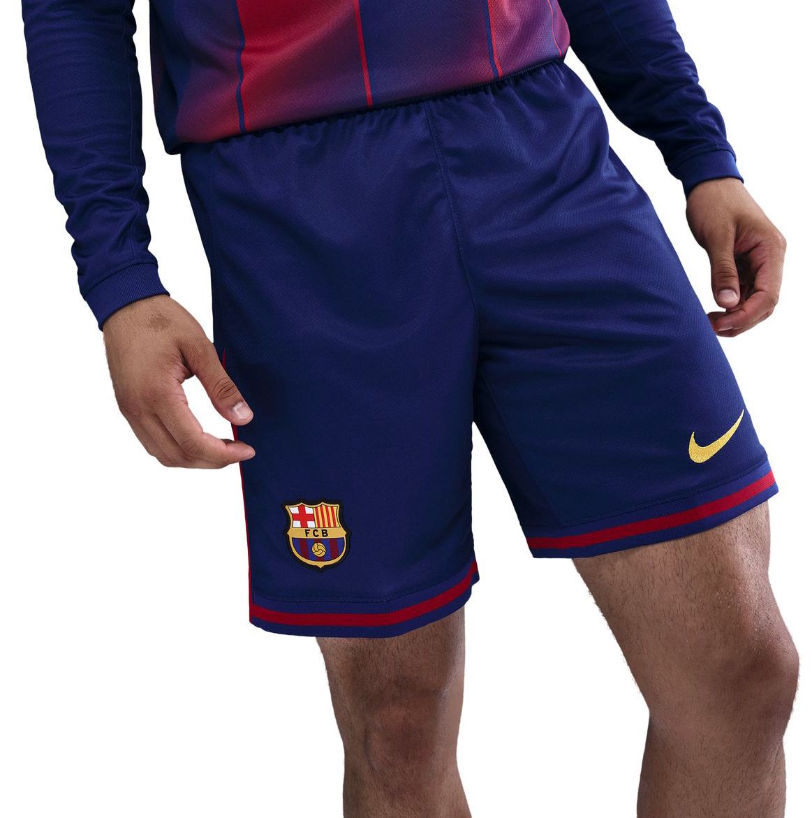 Nike Men's 2025-26 FC Barcelona Blue Home Replica Shorts