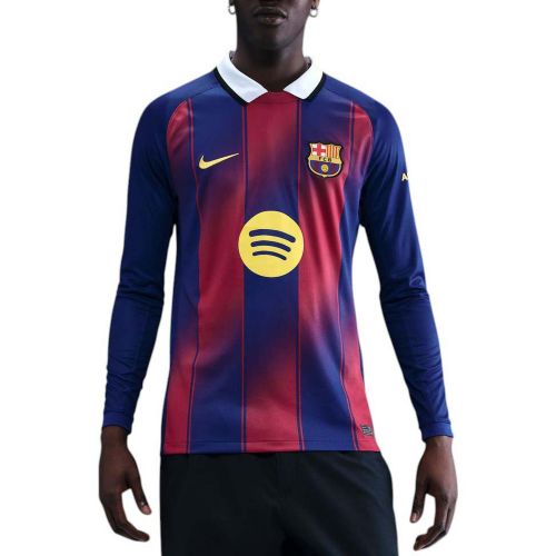 ウェア 80&#39;s FC Barcelona  L/S Jersey FC Barcelona Adult 1980 Home Vintage Replica Jersey | Dick's