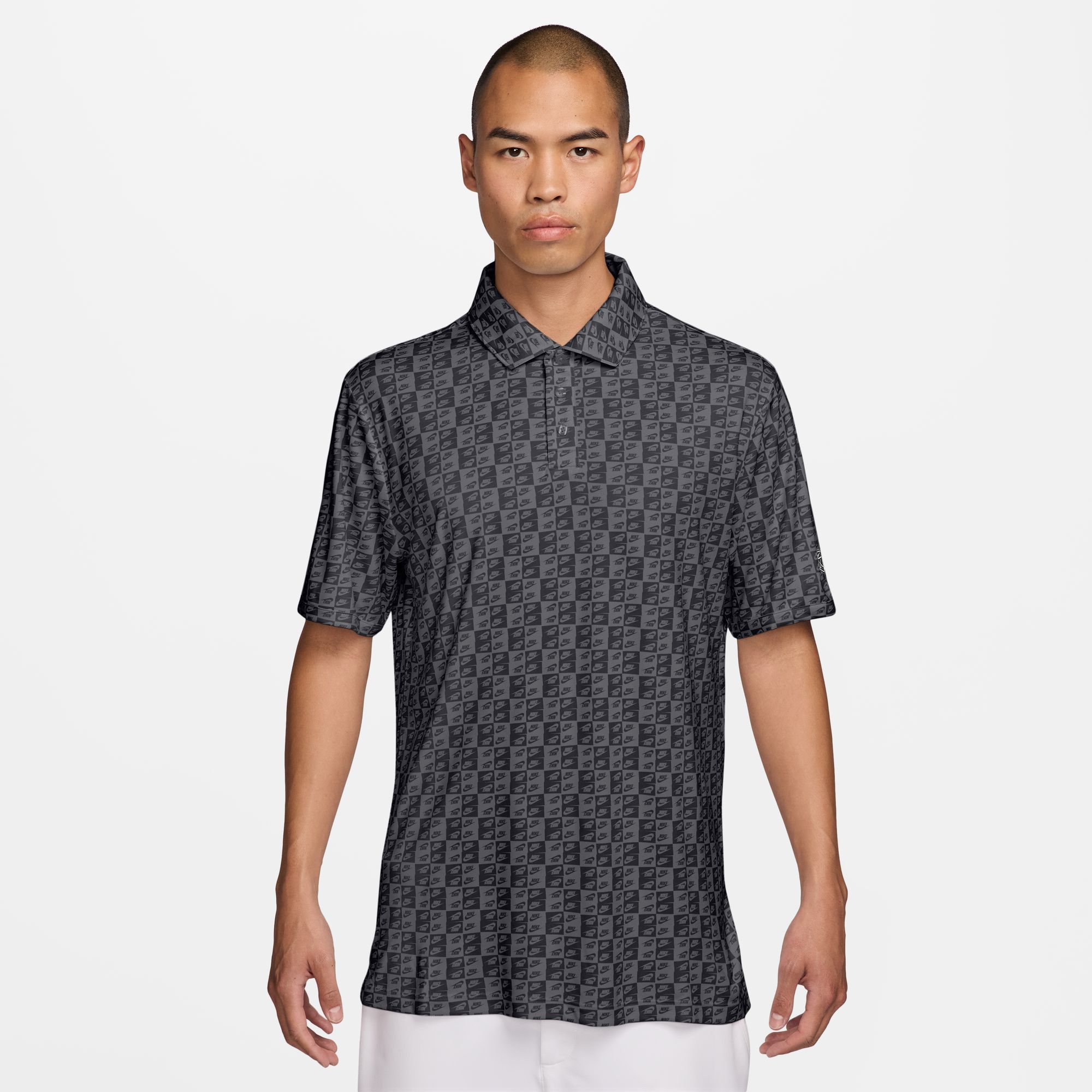 Nike Men's Par Dri-FIT Stacked Icon Golf Polo