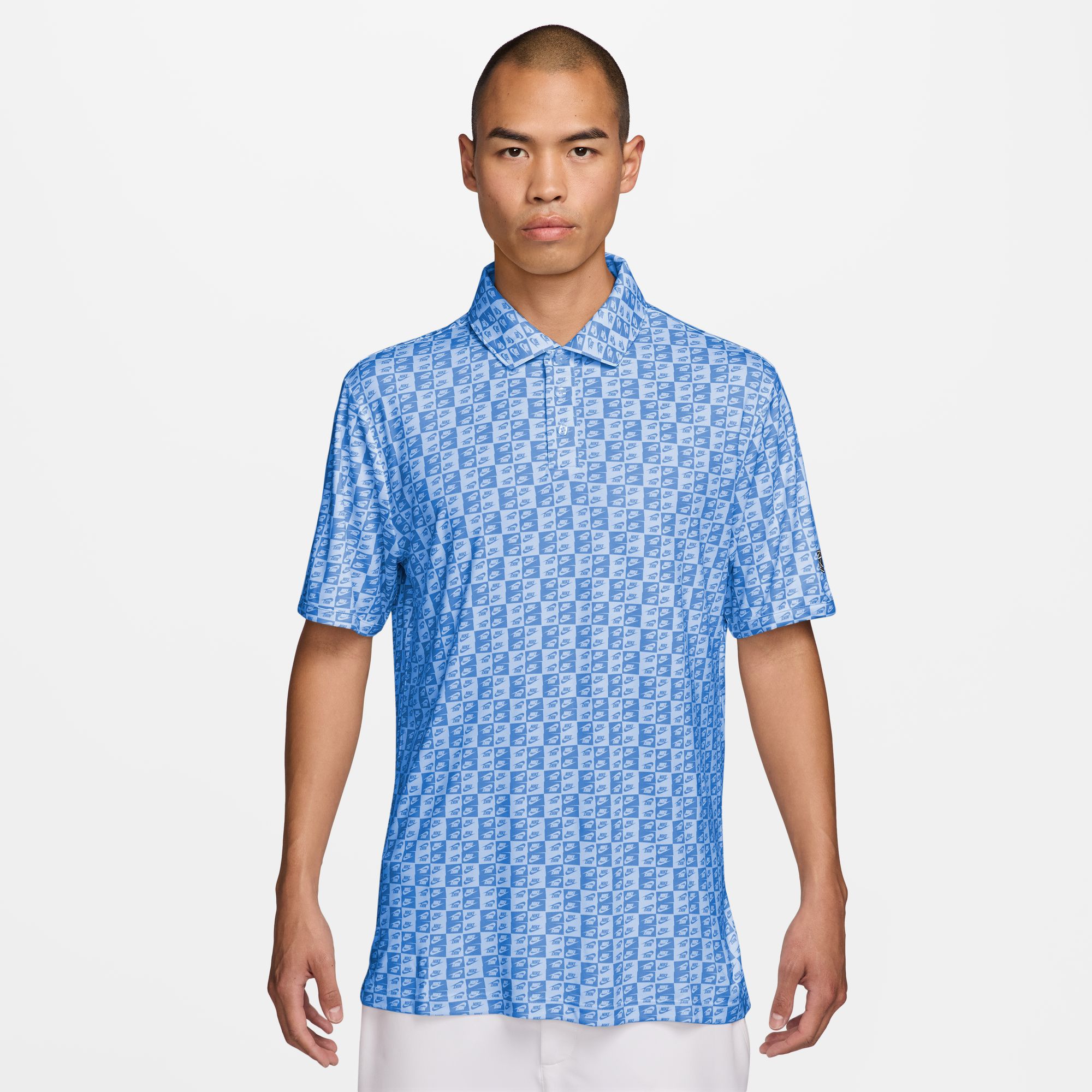 Nike Men's Par Dri-FIT Stacked Icon Golf Polo