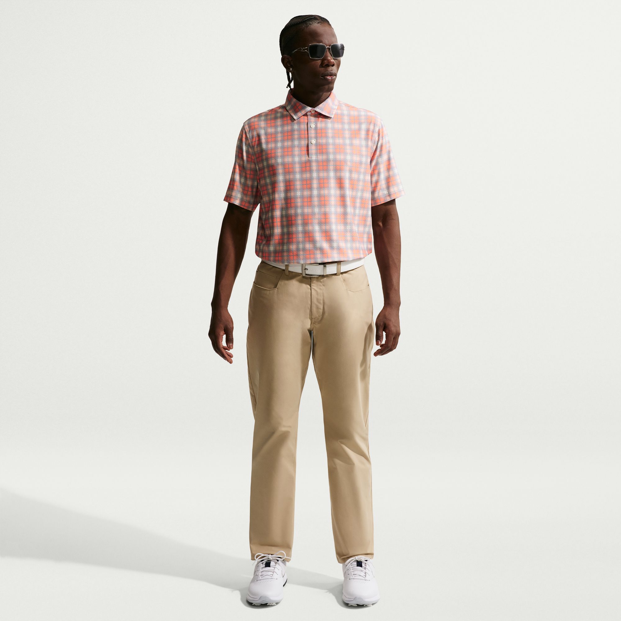 Nike Men's Tailored Performance Dri-FIT Tartan Golf Polo