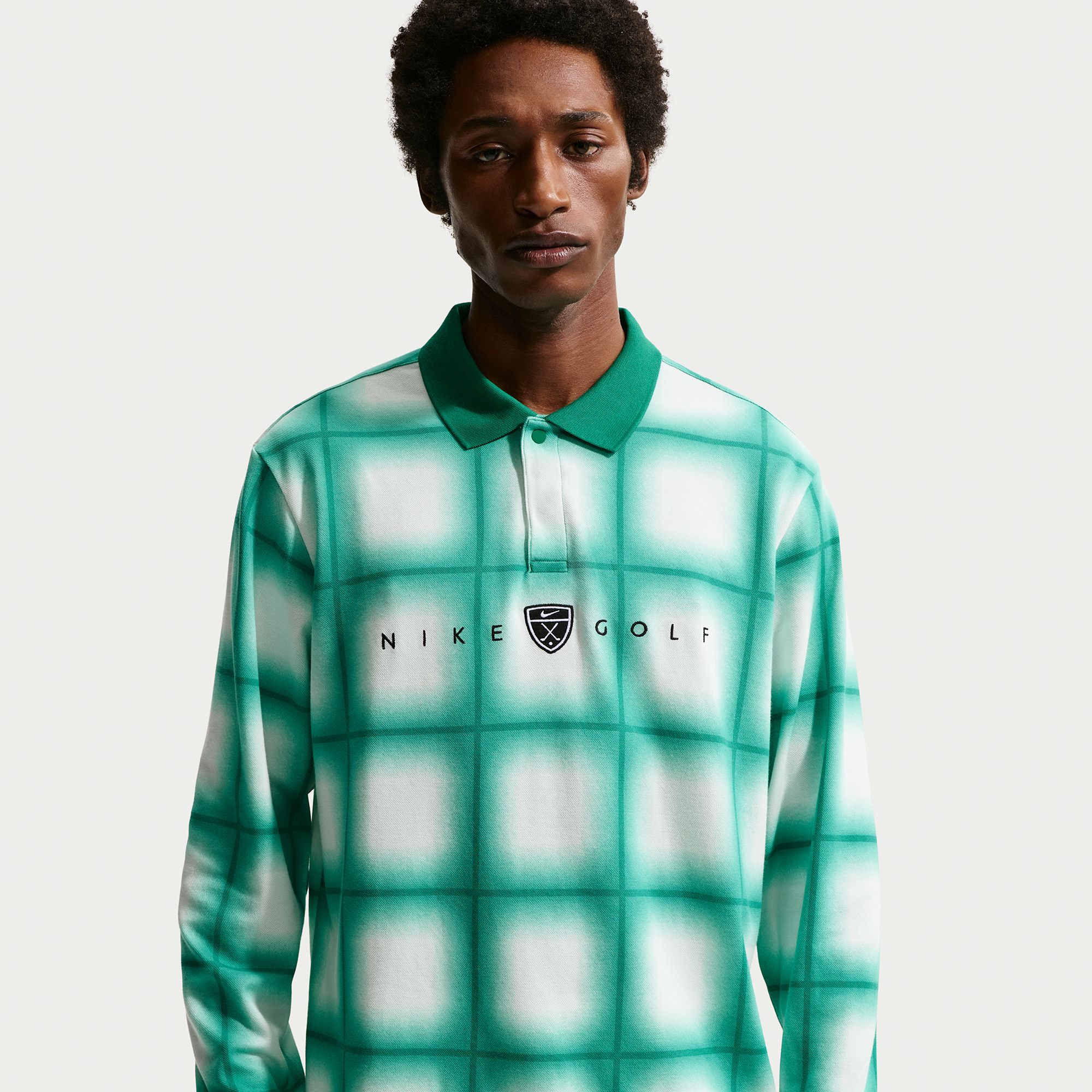 Nike Men's Fairway Fresh Dri-FIT Long Sleeve Loose Golf polo