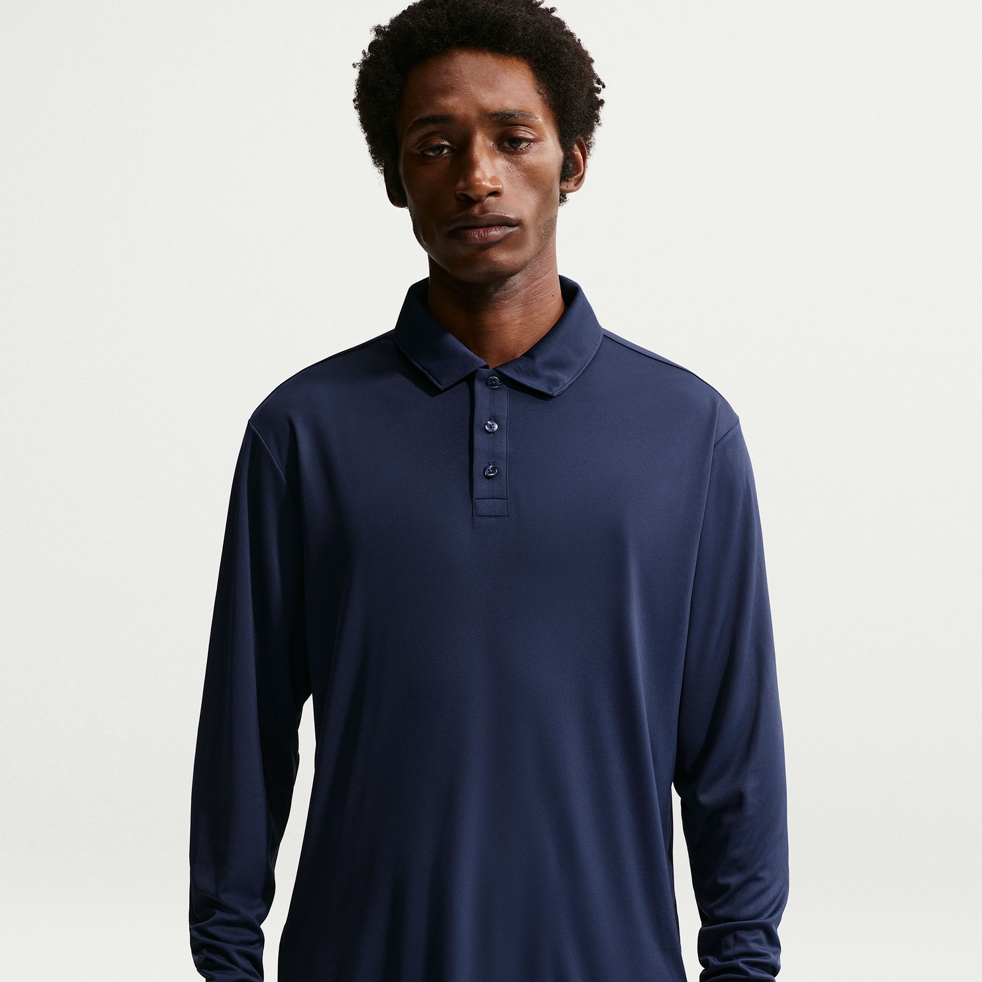 Nike Men's Par Dri-FIT Long Sleeve Tonal Golf Polo