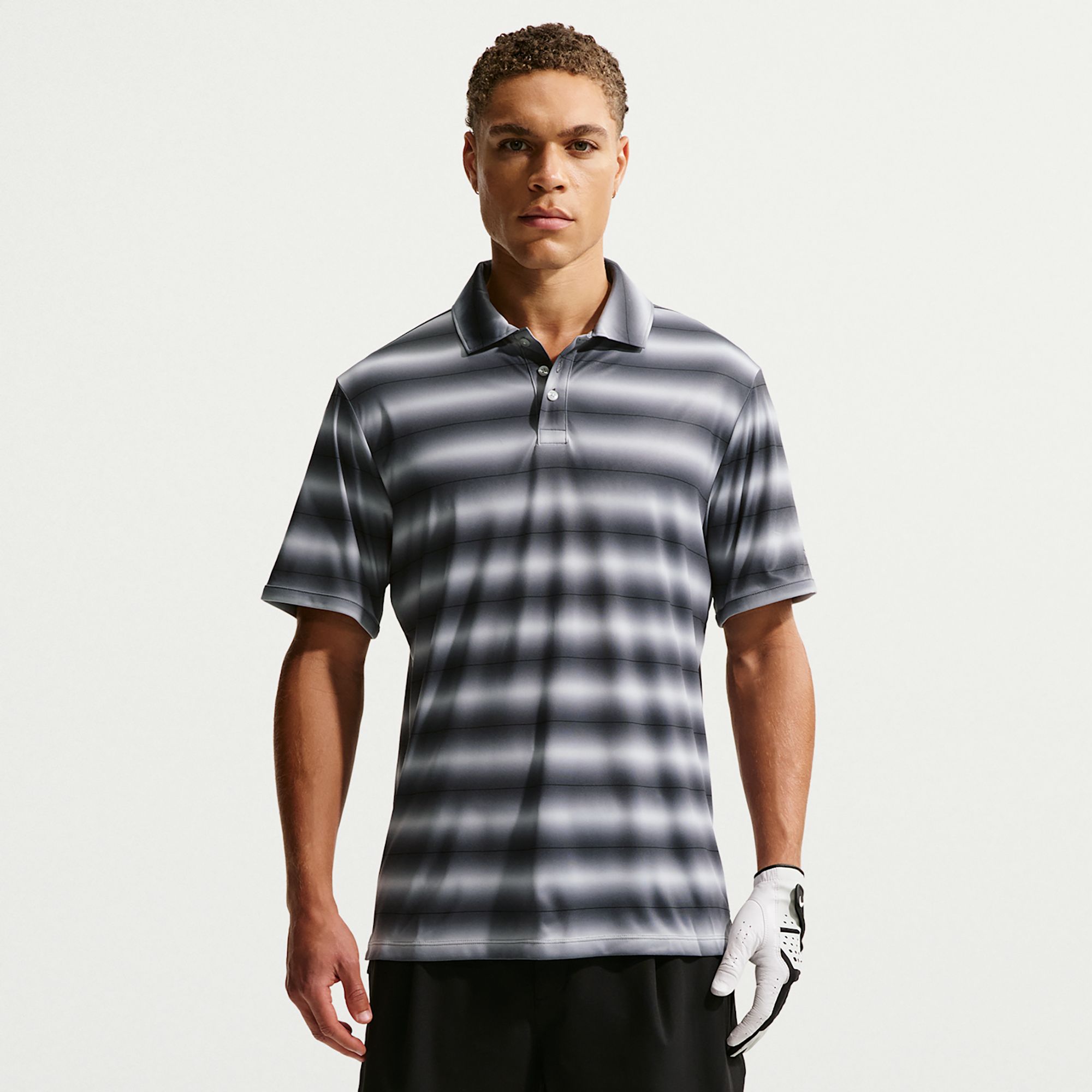 Nike Men's Par Dri-FIT Striped Golf Polo