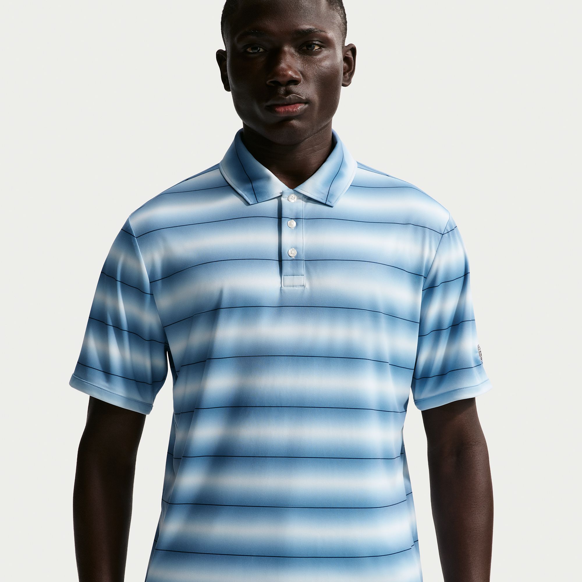 Nike Men's Par Dri-FIT Striped Golf Polo