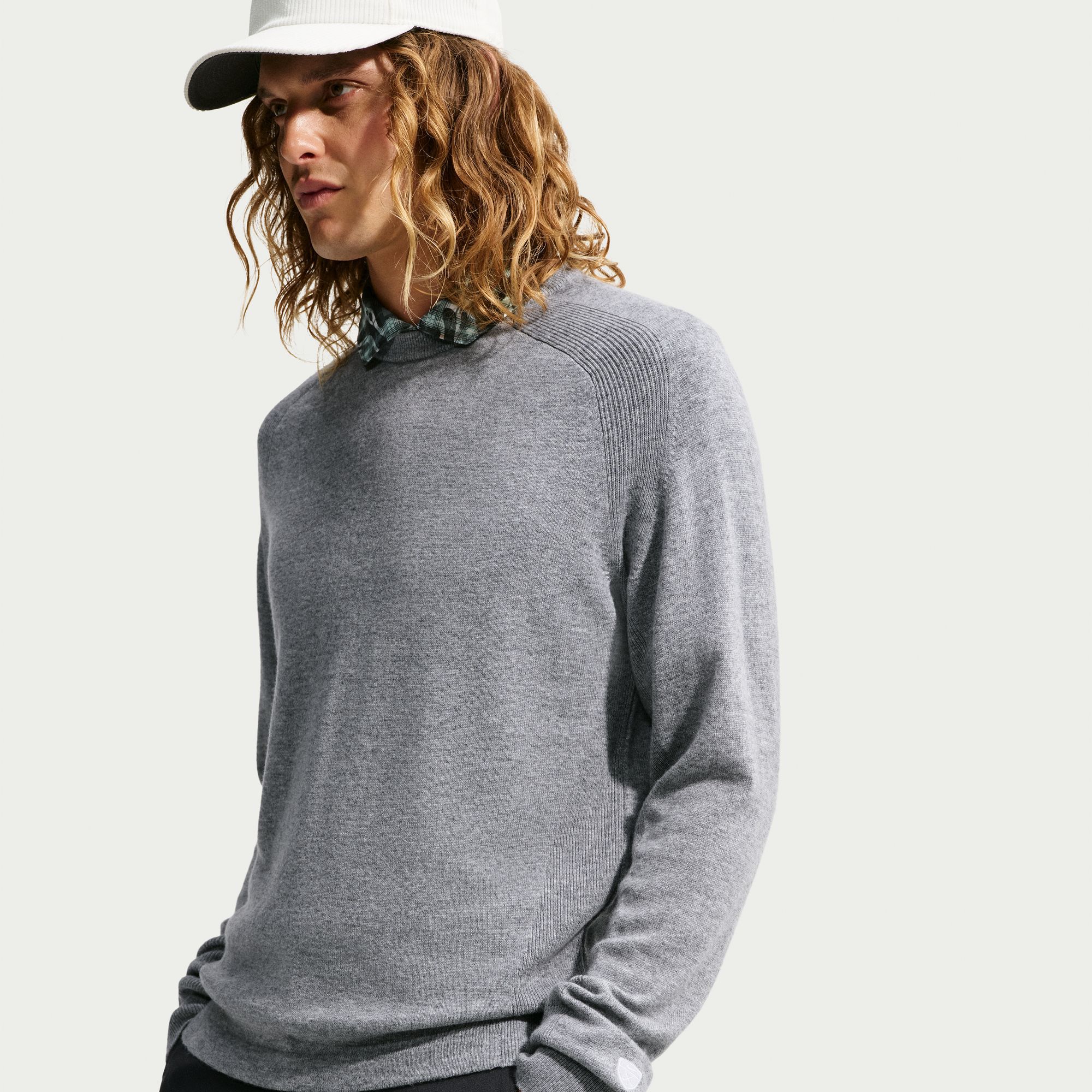 Nike Men's Tailored Performance Long Sleeve Crewneck Golf Sweater