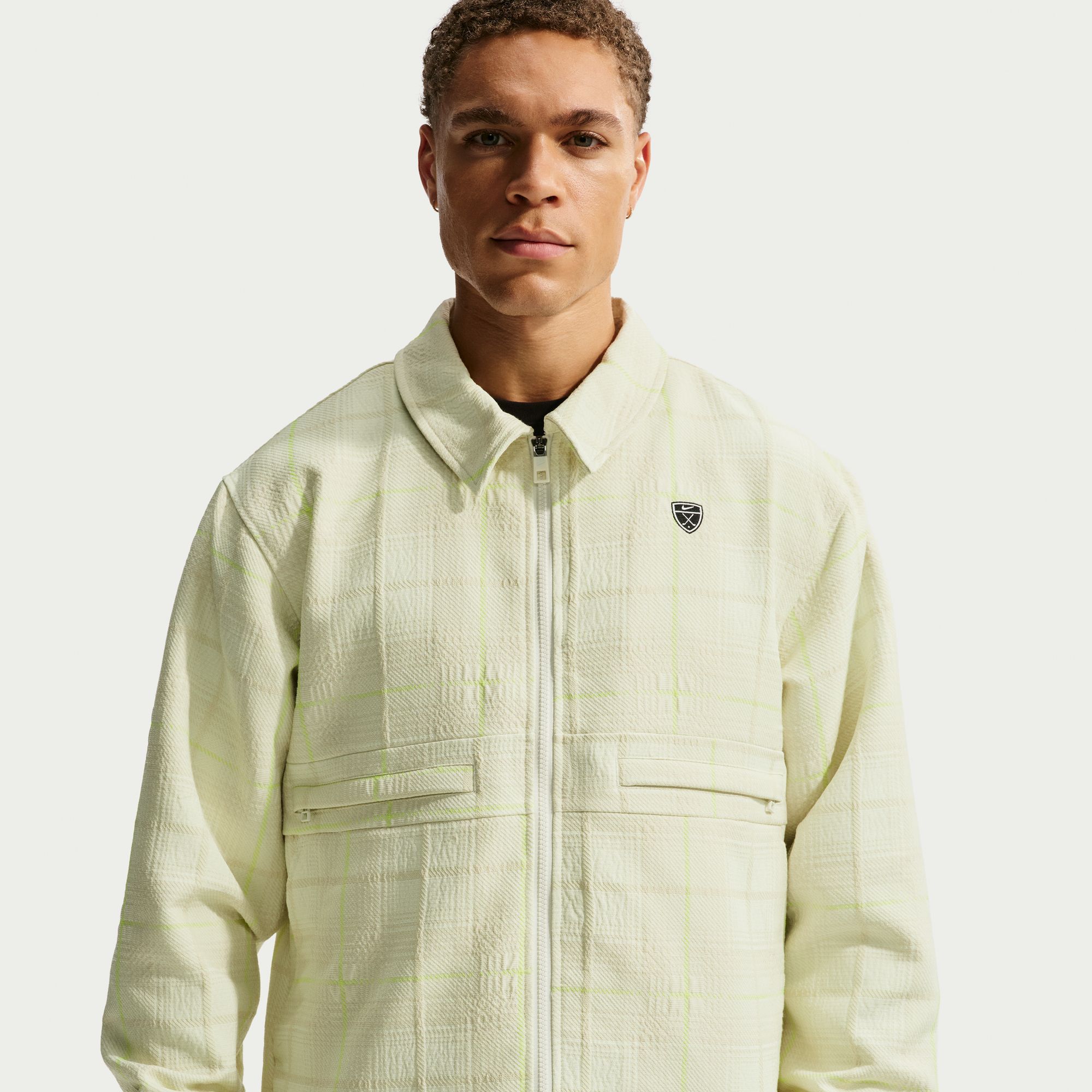Nike Men's Tartan Loose Golf Jacket