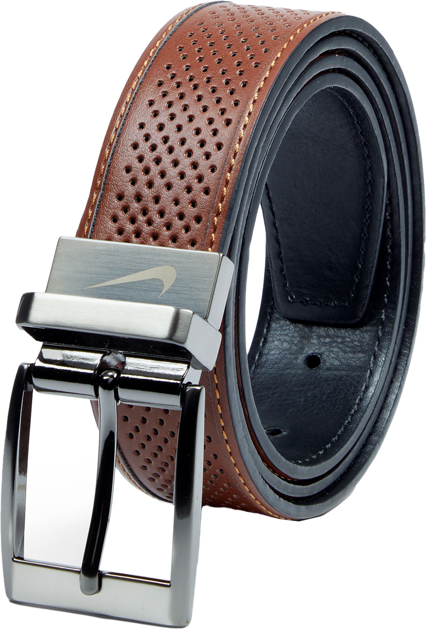 Nike Men's Tour Perforated-To-Smooth Reversible Golf Belt