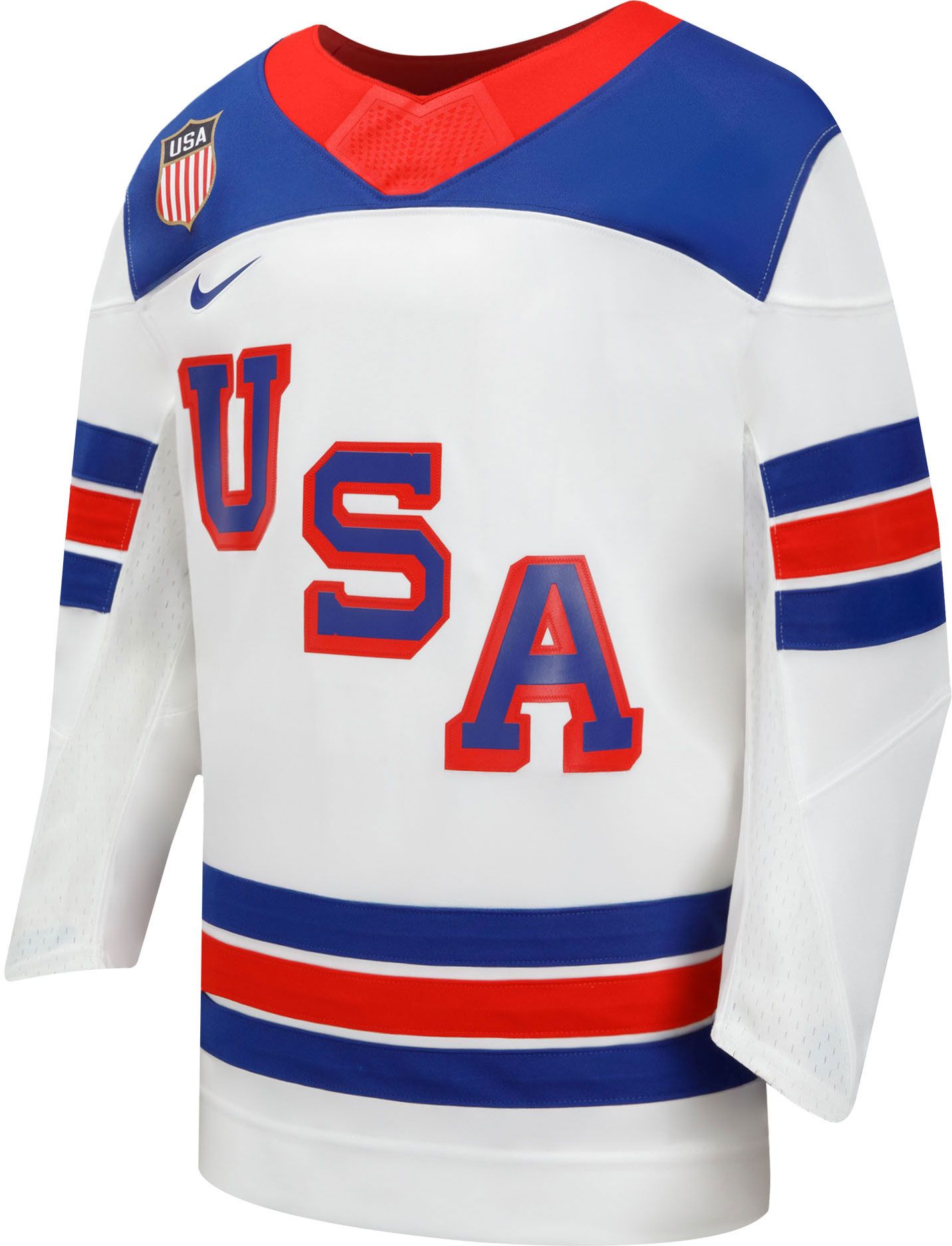 Nike Adult Team USA 2026 Replica White Hockey Jersey