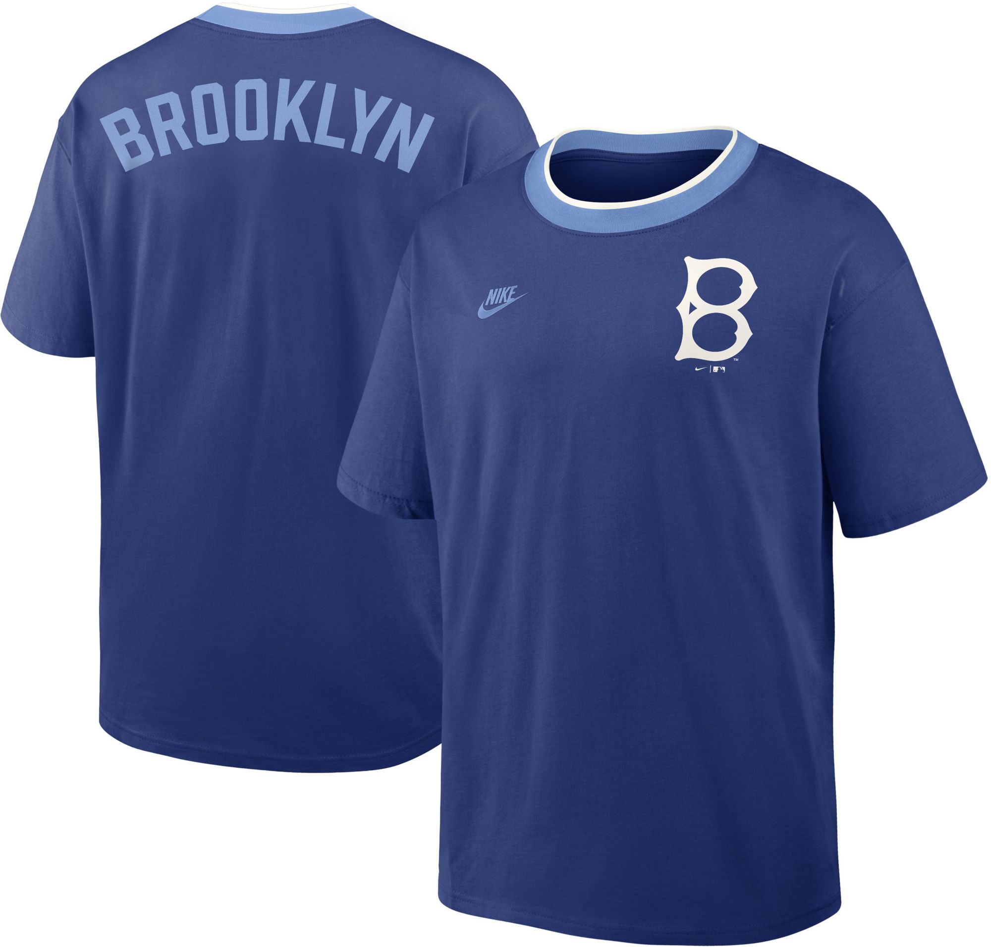 Nike Men's Los Angeles Dodgers Blue Cooperstown Air Fit T-Shirt