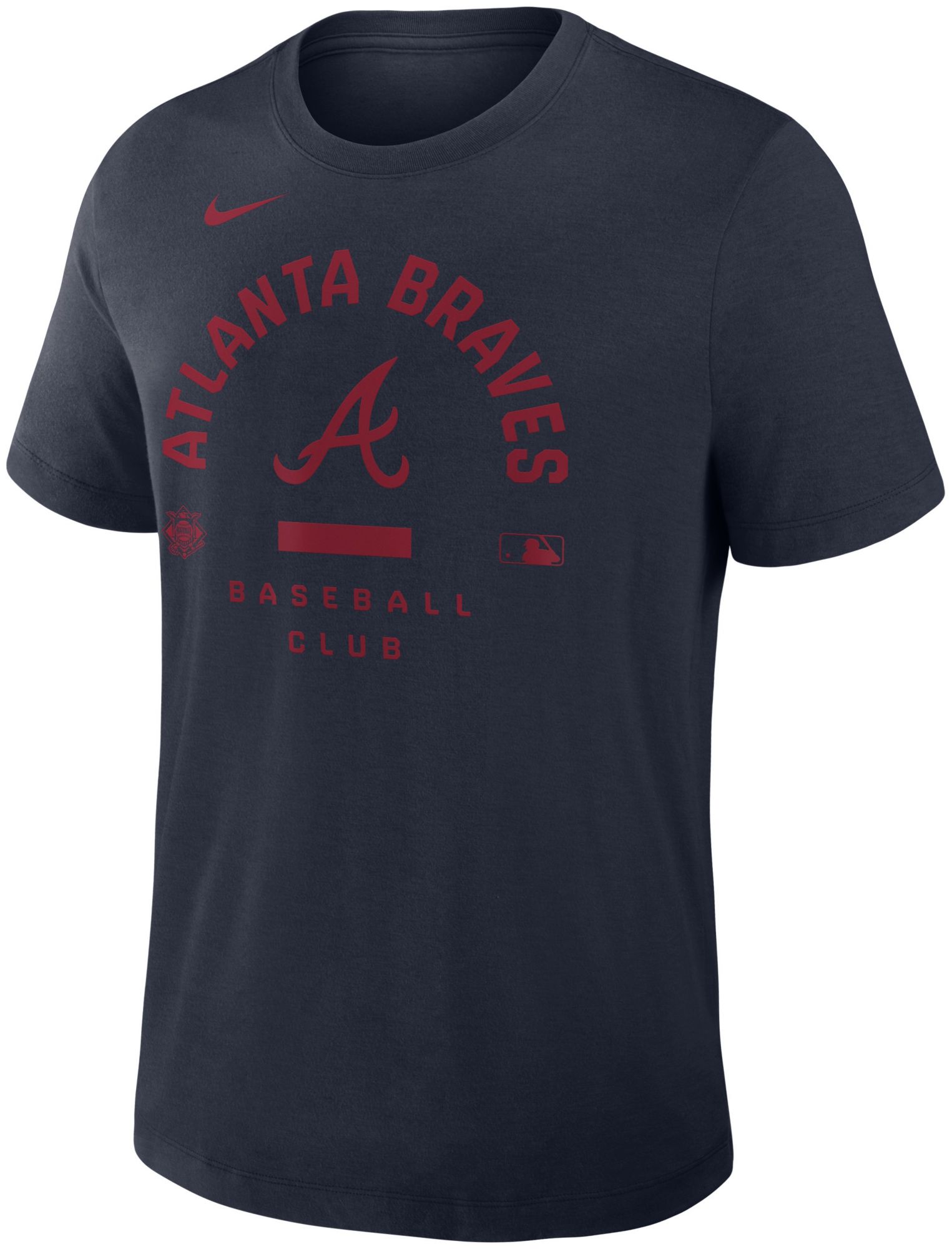 Nike Men's Atlanta Braves Blue Authentic Collection Early Work T-Shirt