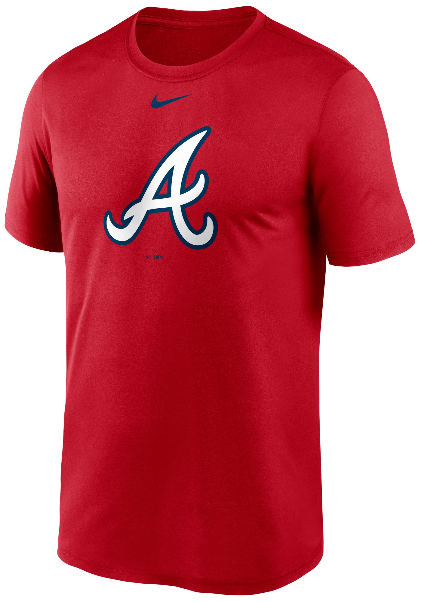 Nike Men's Atlanta Braves Red Legend Logo T-Shirt