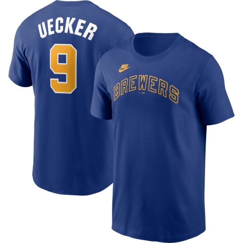 Nike Brewers Tシャツ ネイビー 新品タグ付き mens-nike-joey-wiemer-navy-