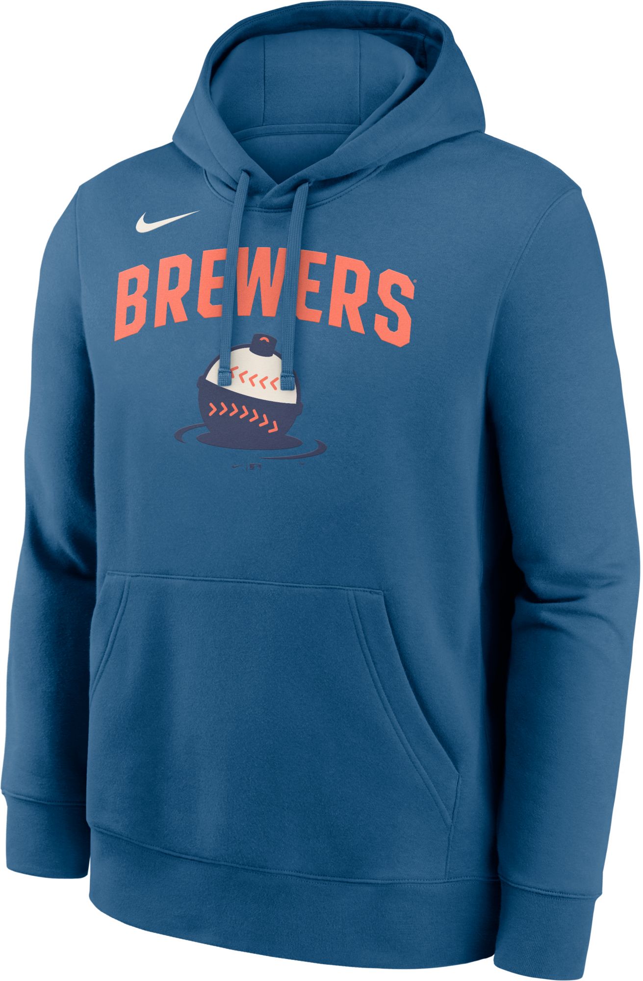 Nike Men's Milwaukee Brewers 2026 City Connect Wordmark Club Hoodie