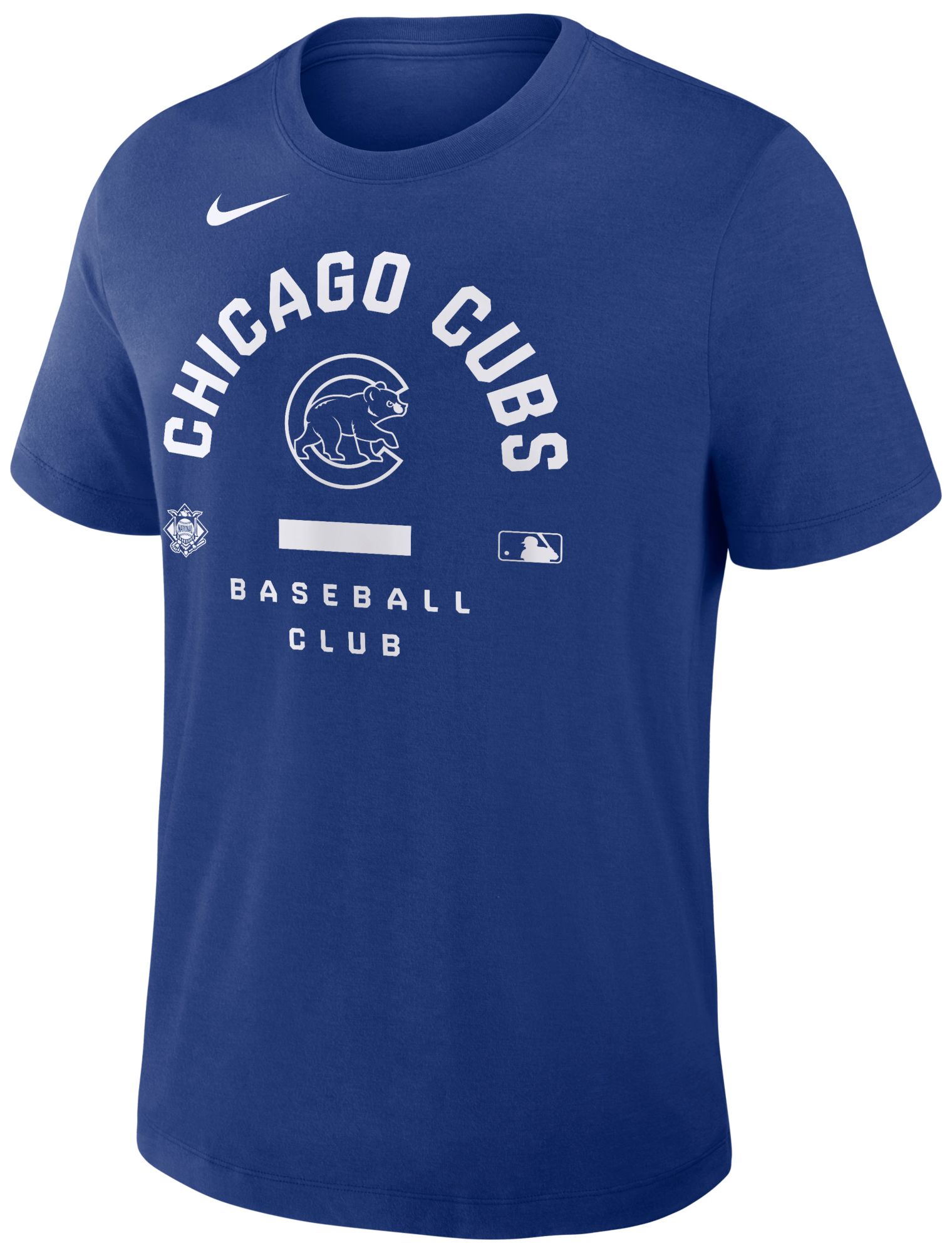 Nike Men's Chicago Cubs Blue Authentic Collection Early Work T-Shirt