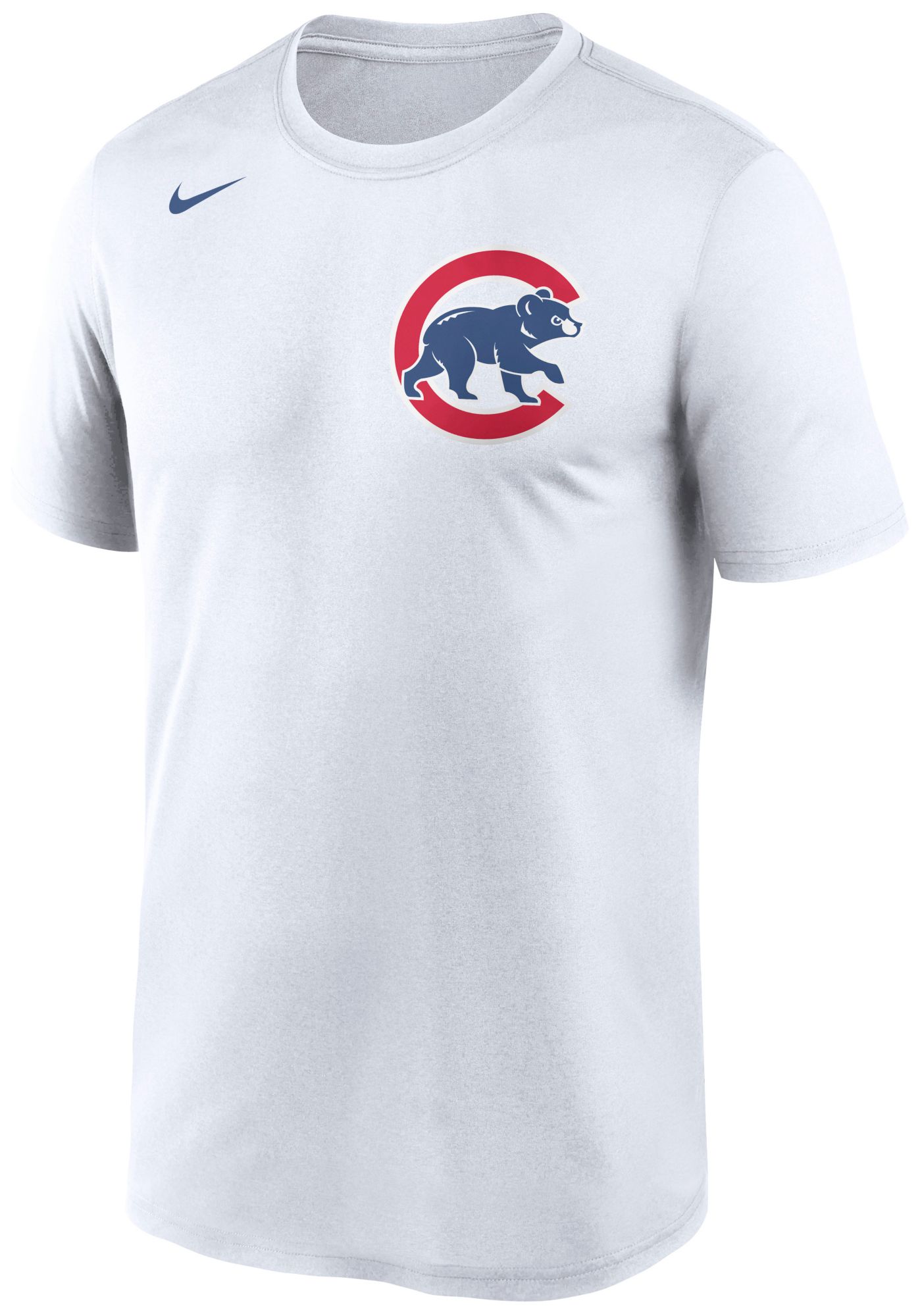 Nike Men's Chicago Cubs White Wordmark Legend T-Shirt