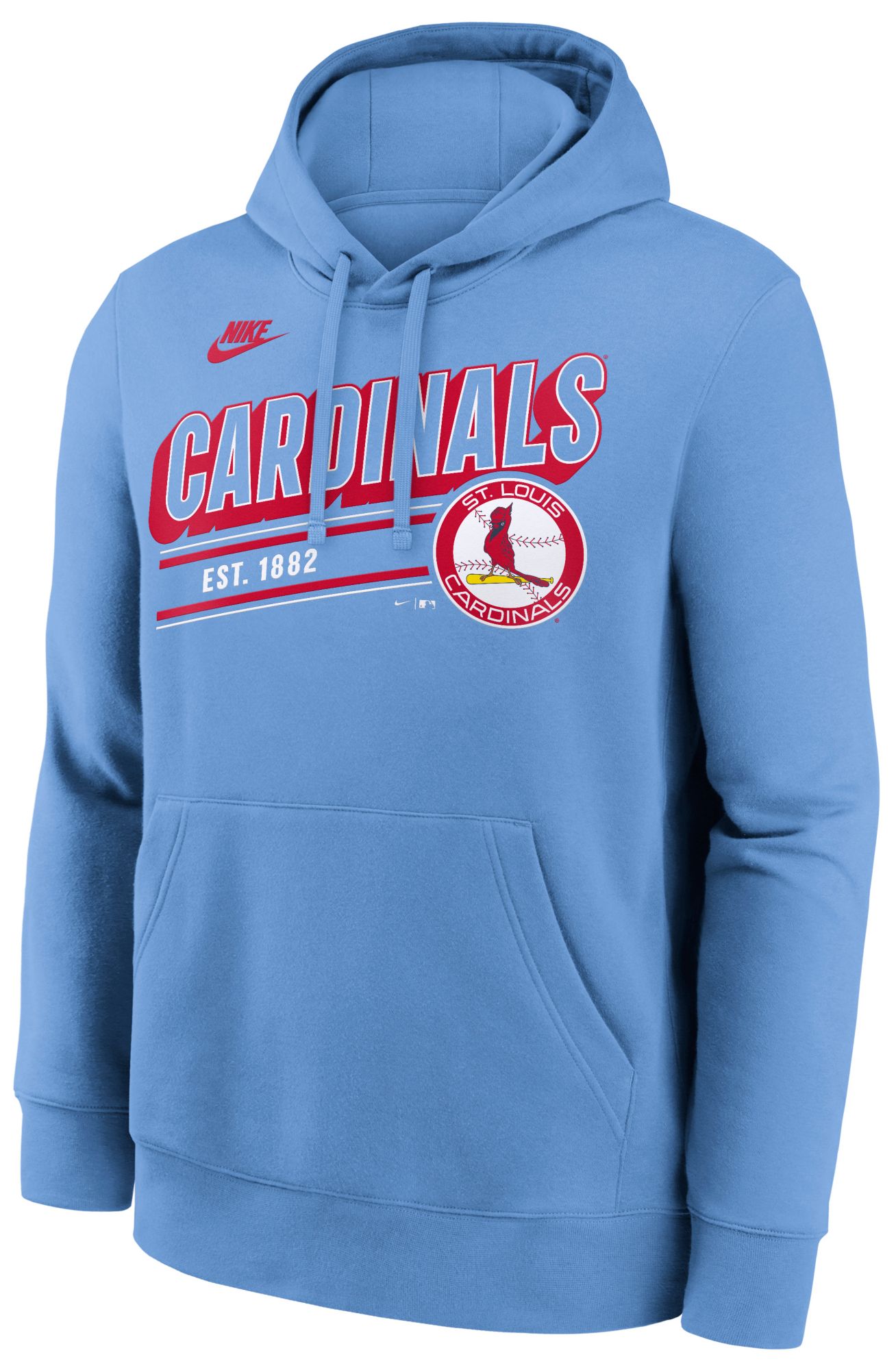 Nike Men's St. Louis Cardinals Blue Retro Club Hoodie