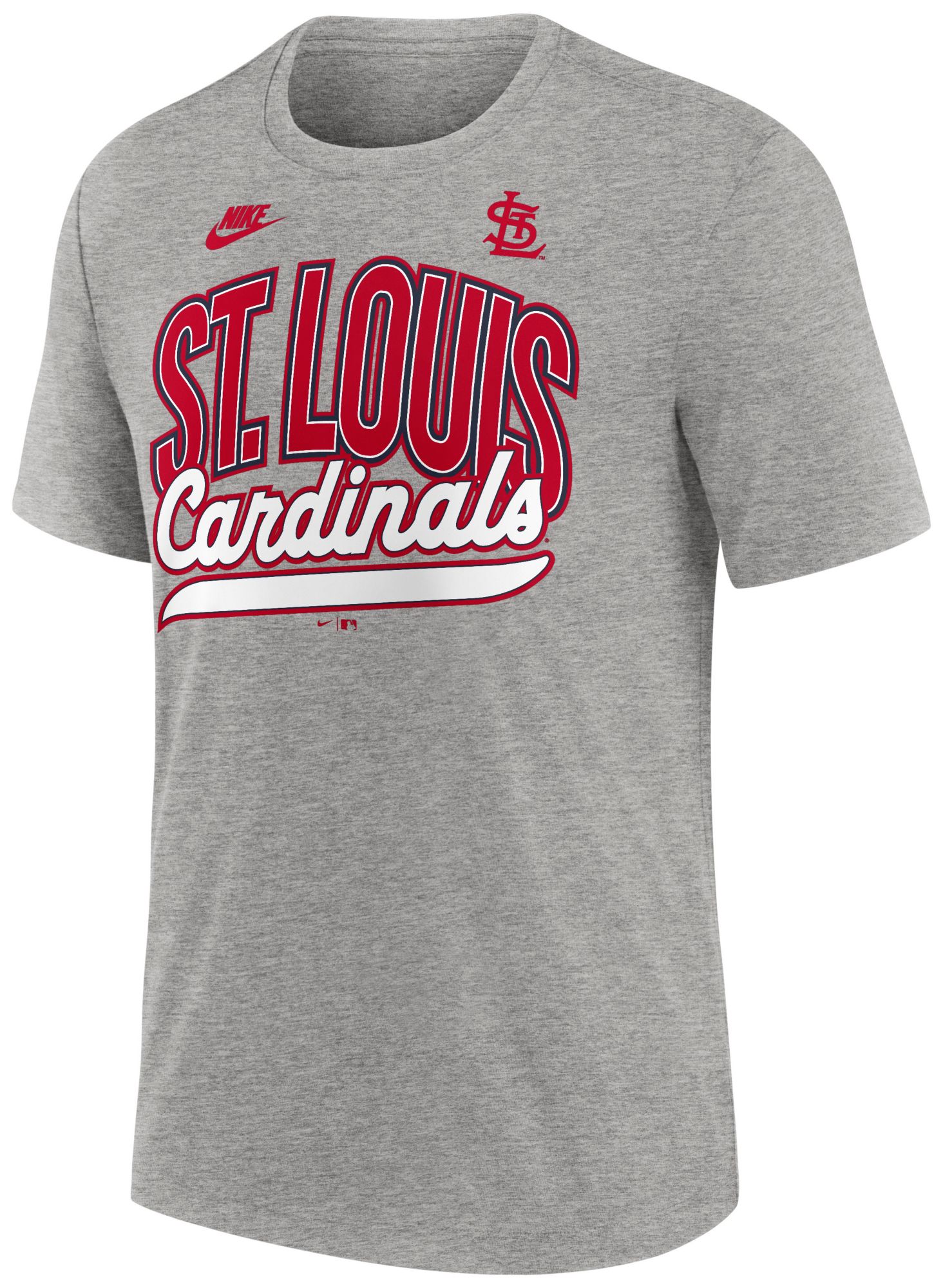 Nike Men's St. Louis Cardinals Gray Cooperstown Retro Triblend T-Shirt