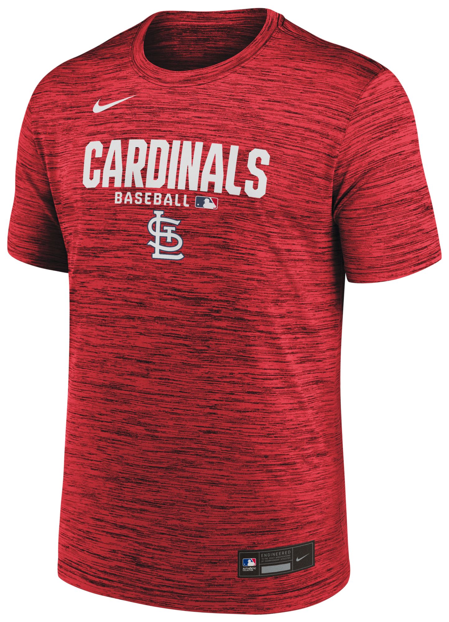 Nike Men's St. Louis Cardinals Red Authentic Collection Velocity T-Shirt