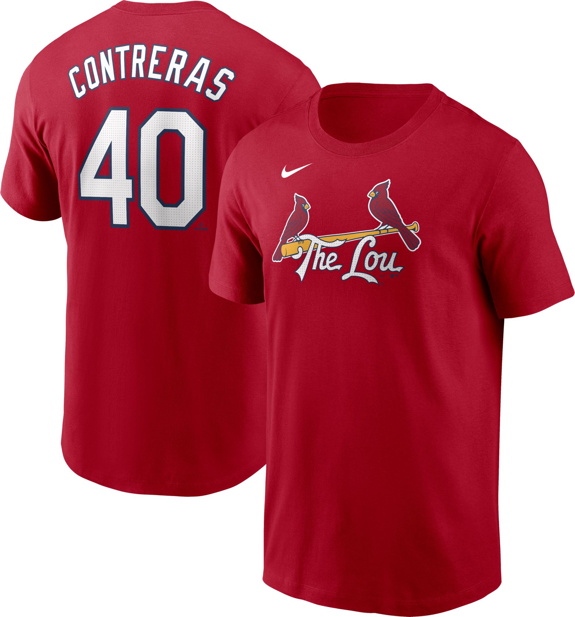 Nike Men's St. Louis Cardinals Willson Contreras #40 City Connect T-Shirt