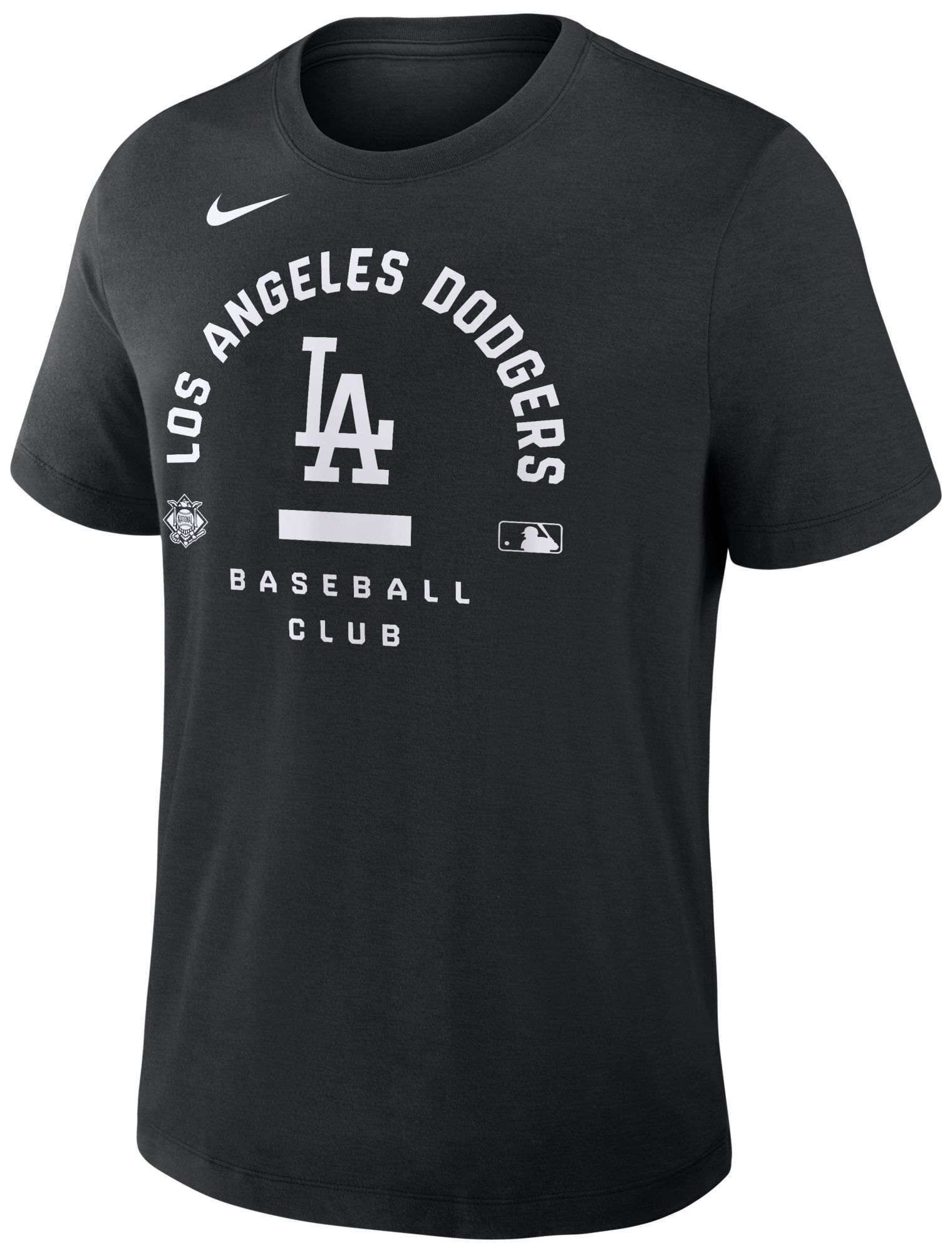 Nike Men's Los Angeles Dodgers Black Authentic Collection Early Work T-Shirt