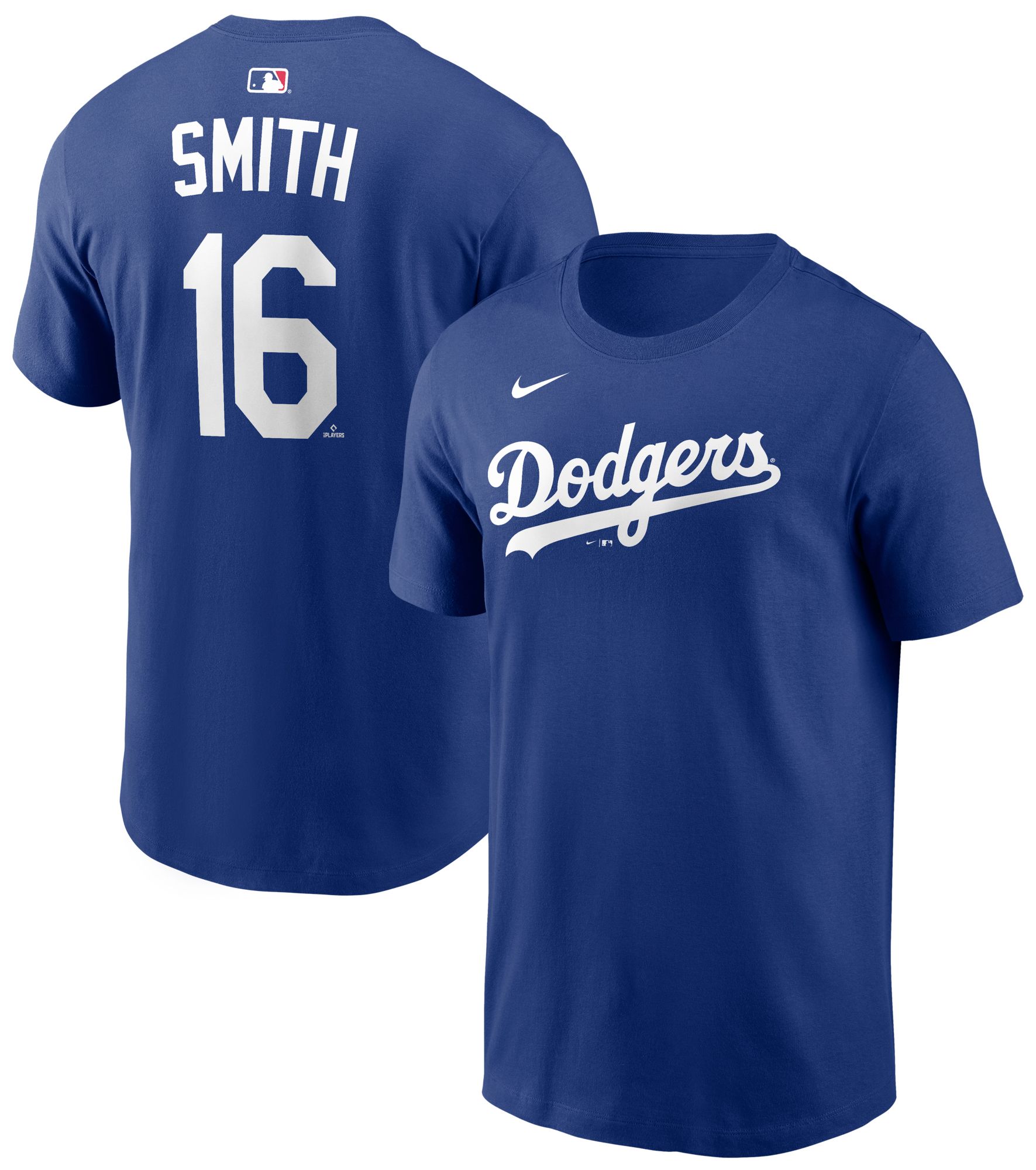Nike Men's Los Angeles Dodgers Will Smith #16 Blue Home T-Shirt