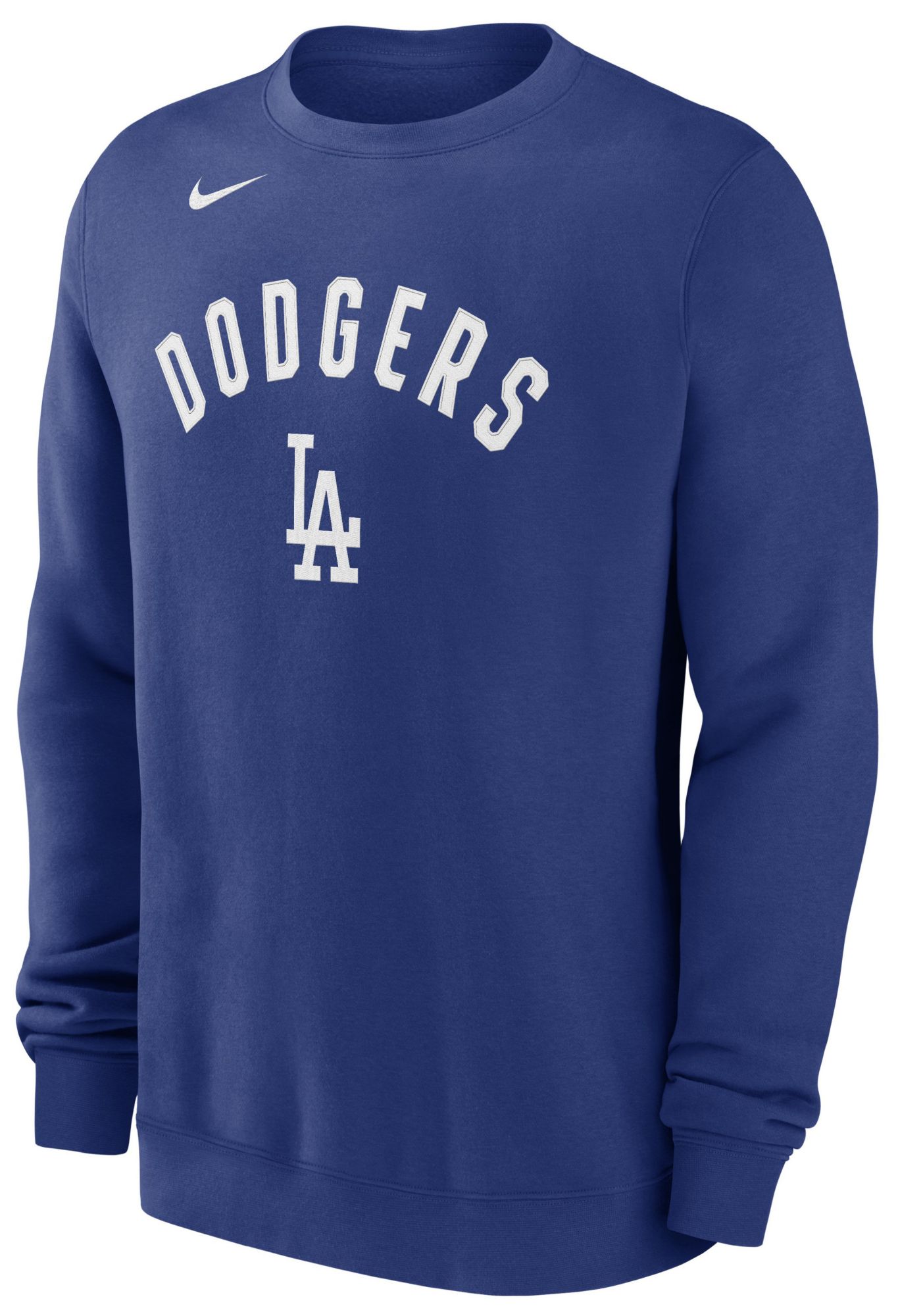 Nike Men's Los Angeles Dodgers Blue Twill Club Hoodie