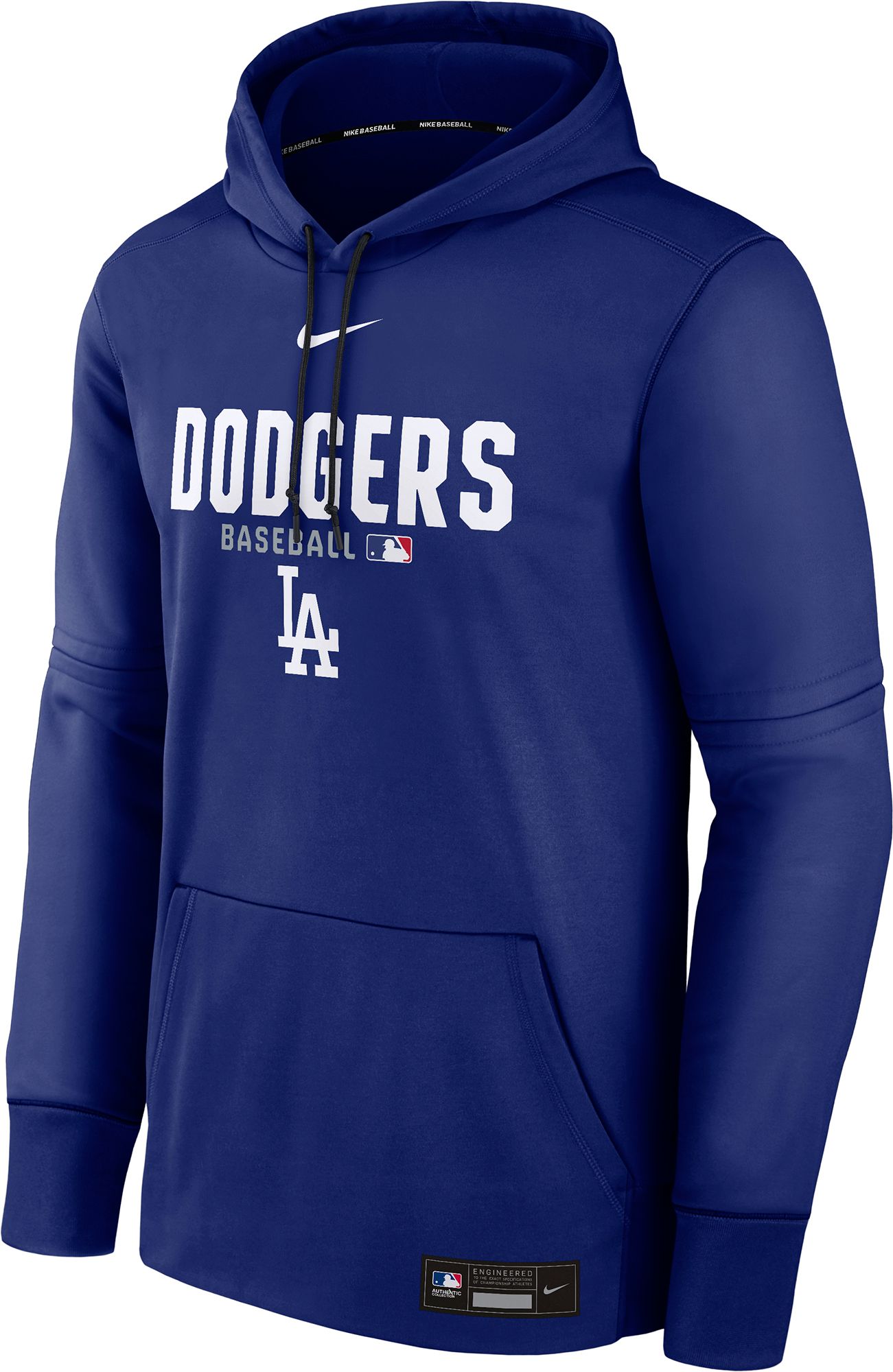 Nike Men's Los Angeles Dodgers Royal Authentic Collection Therma Hoodie