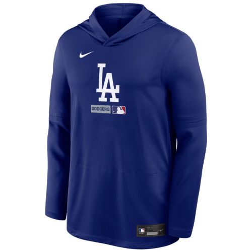 Nike Men's Los Angeles Dodgers Blue Twill Club Hoodie | Dick's