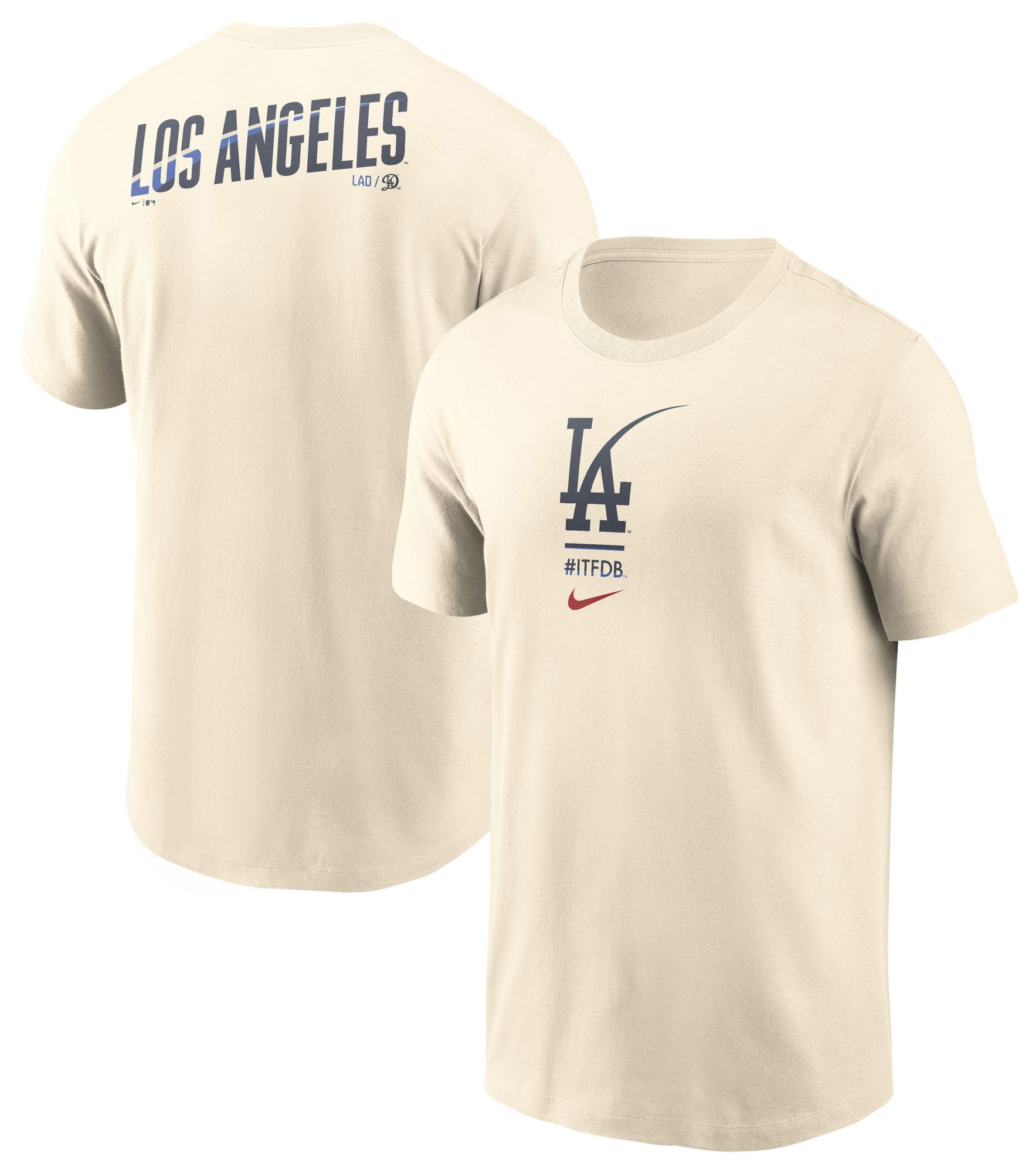 Nike Men's City Connect Los Angeles Dodgers 2 Hit T-Shirt