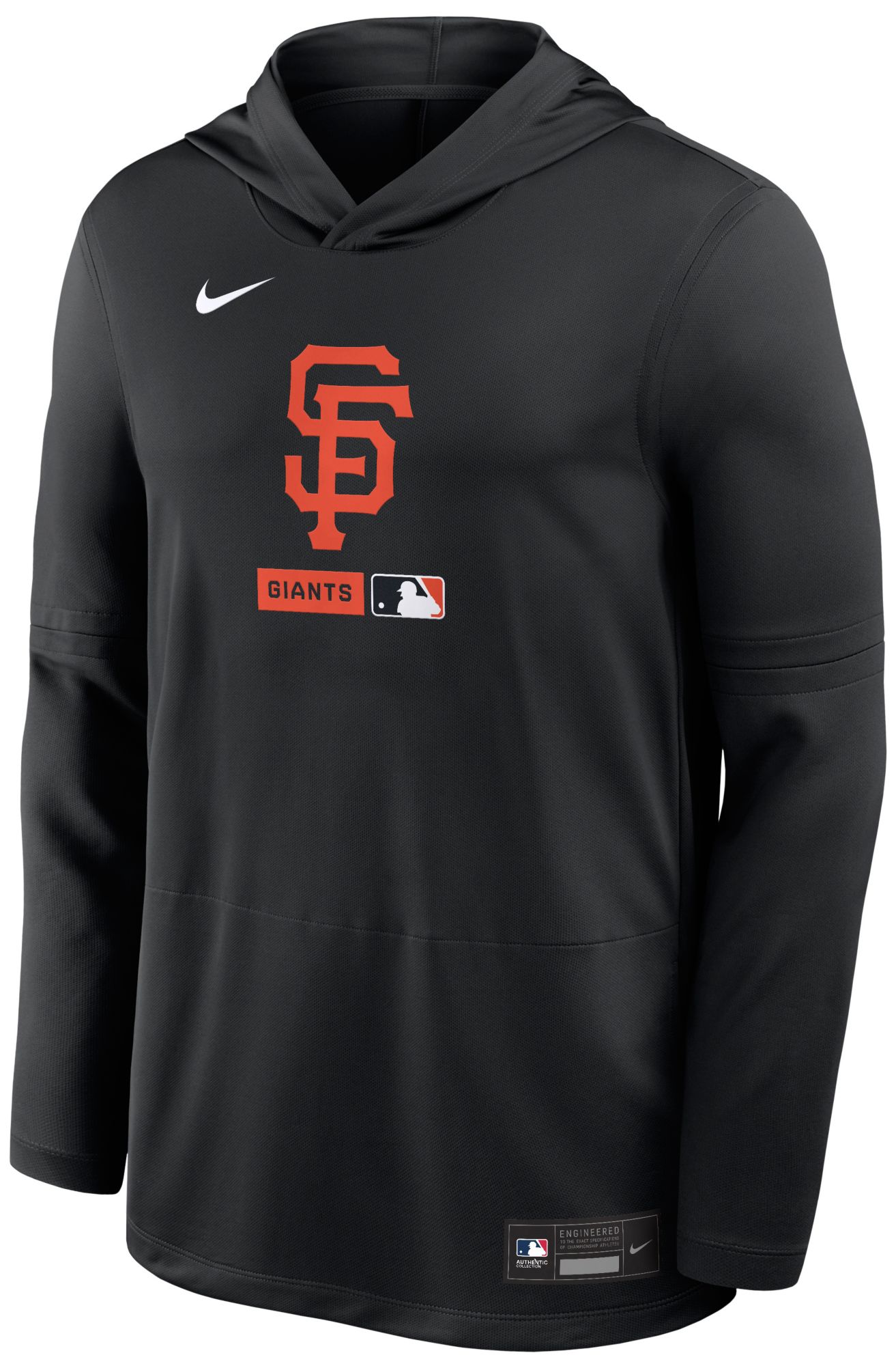Nike Men's San Francisco Giants Red Authentic Collection Lightweight Hoodie