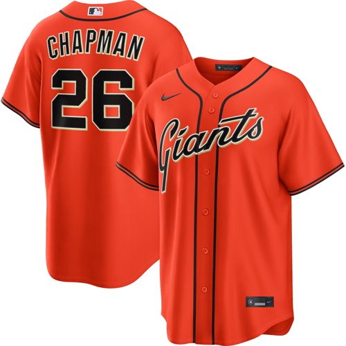 Nike Men's San Francisco Giants Orange Willy Adames #2 Alternate