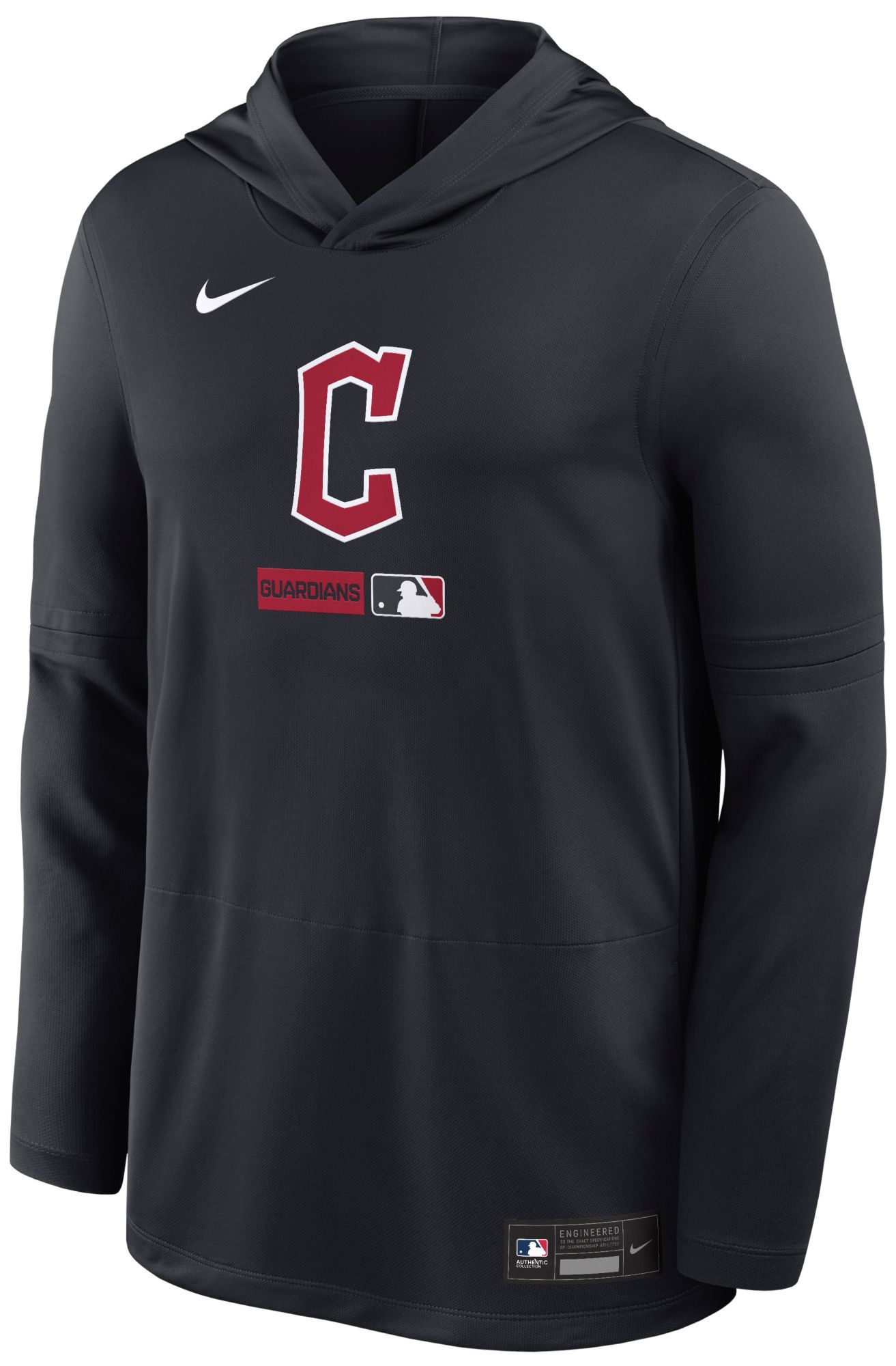 Nike Men's Cleveland Guardians Maroon Authentic Collection Lightweight Hoodie