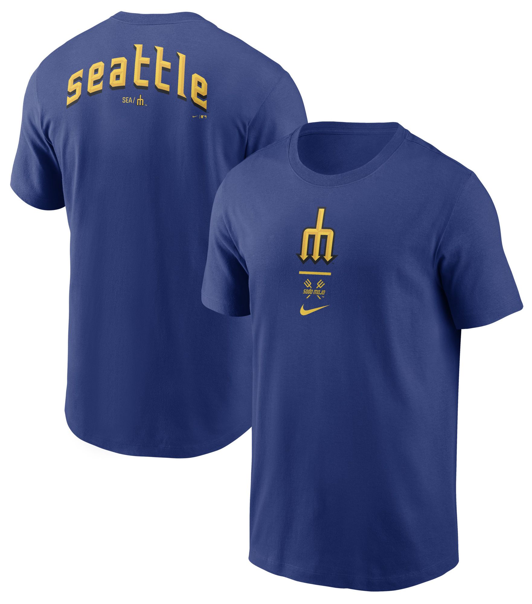 Nike Men's City Connect Seattle Mariners 2 Hit T-Shirt