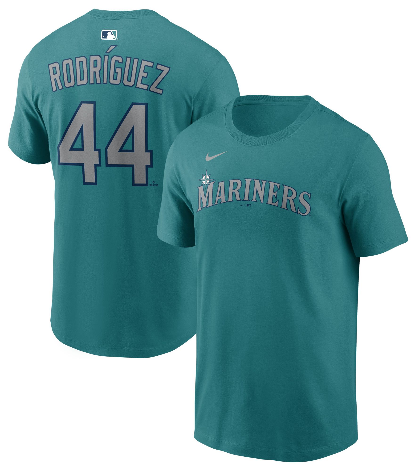 Nike Men's Seattle Mariners Julio Rodríguez #44 Green Home T-Shirt