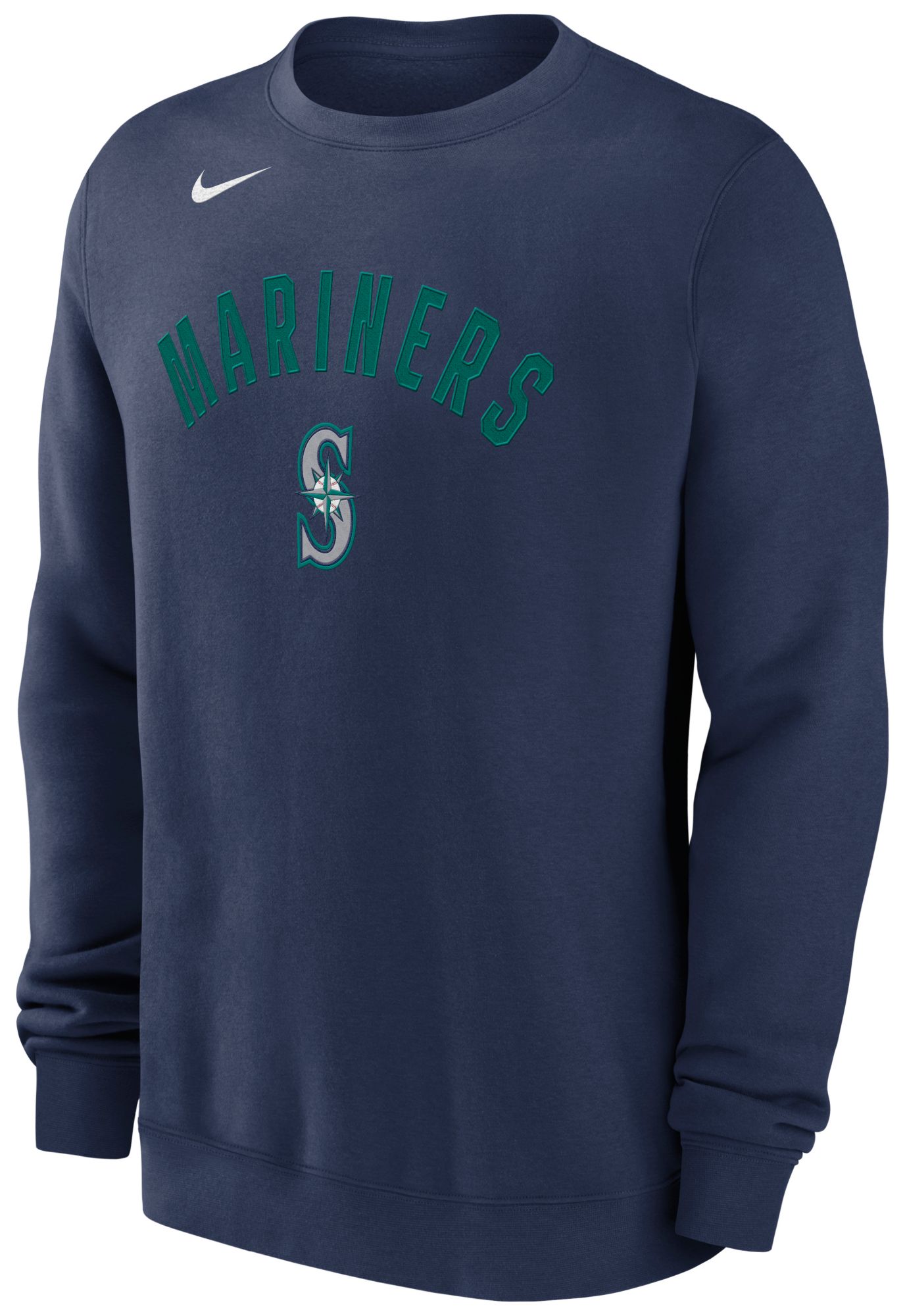 Nike Men's Seattle Mariners Navy Twill Club Hoodie