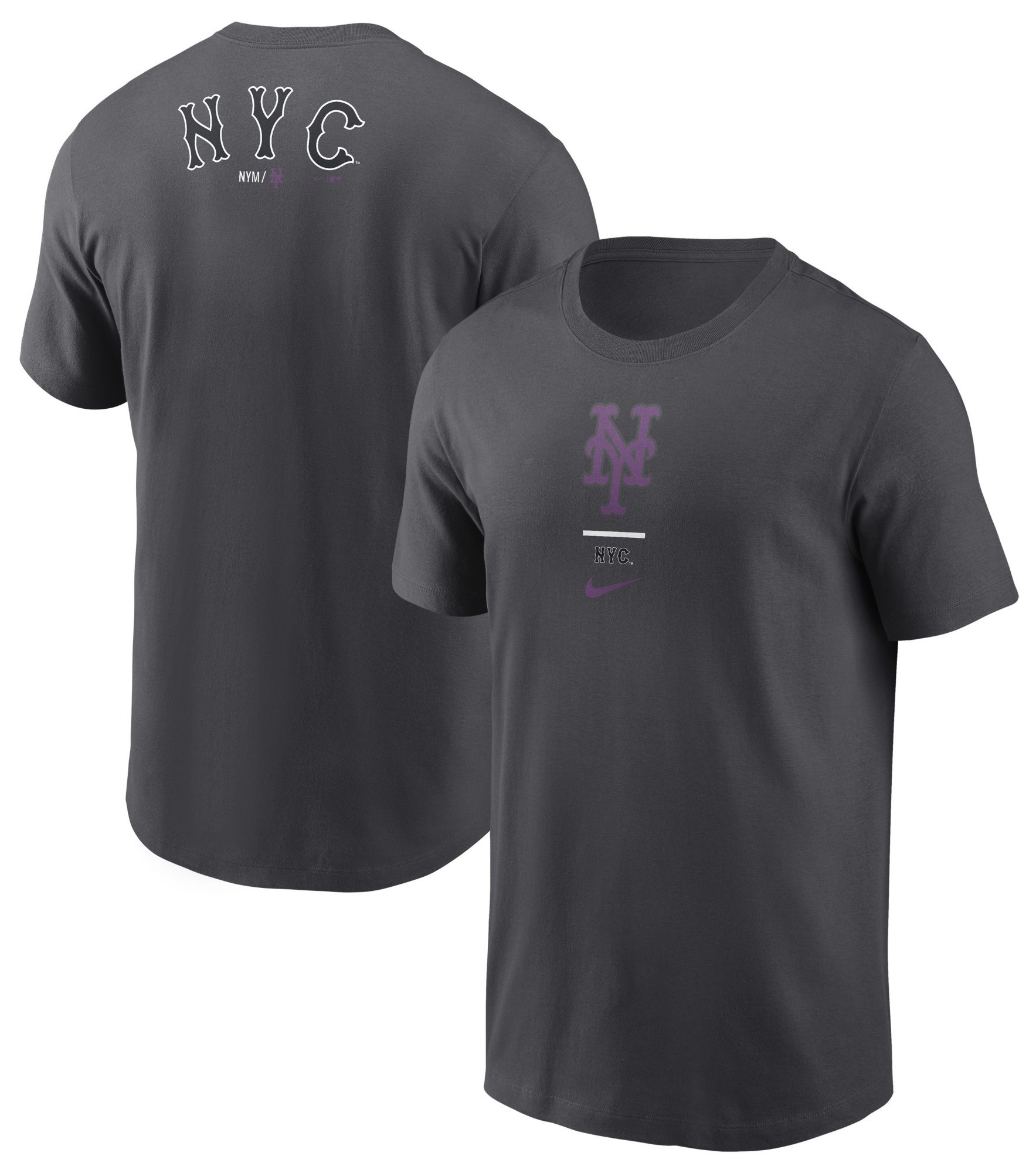 Nike Men's City Connect New York Mets 2 Hit T-Shirt