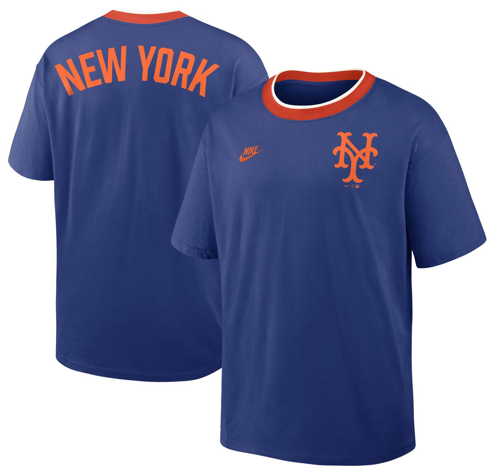 Nike Men's New York Mets Blue Cooperstown Air Fit T-Shirt