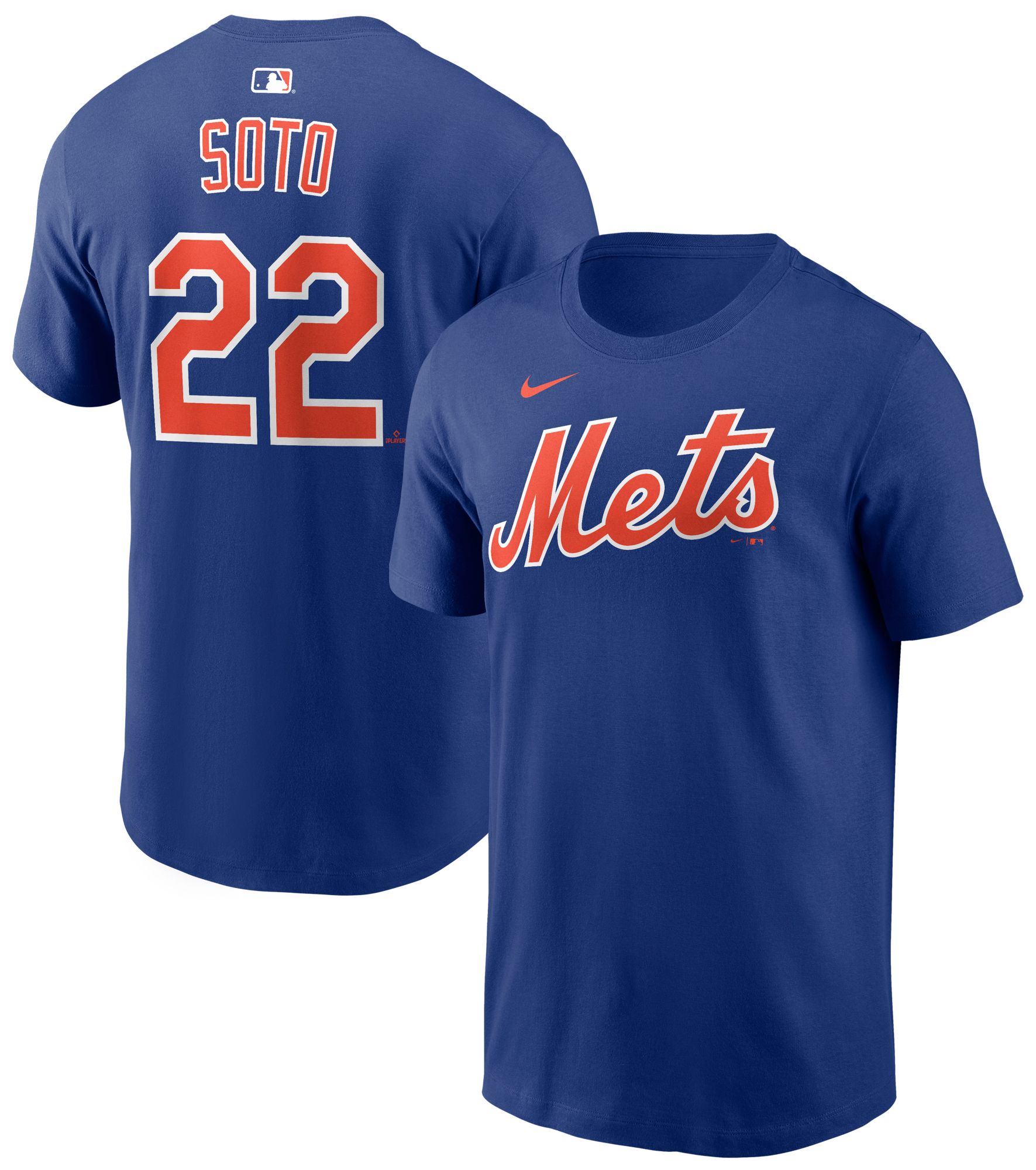 Nike Men's New York Mets Juan Soto #22 Blue Home T-Shirt