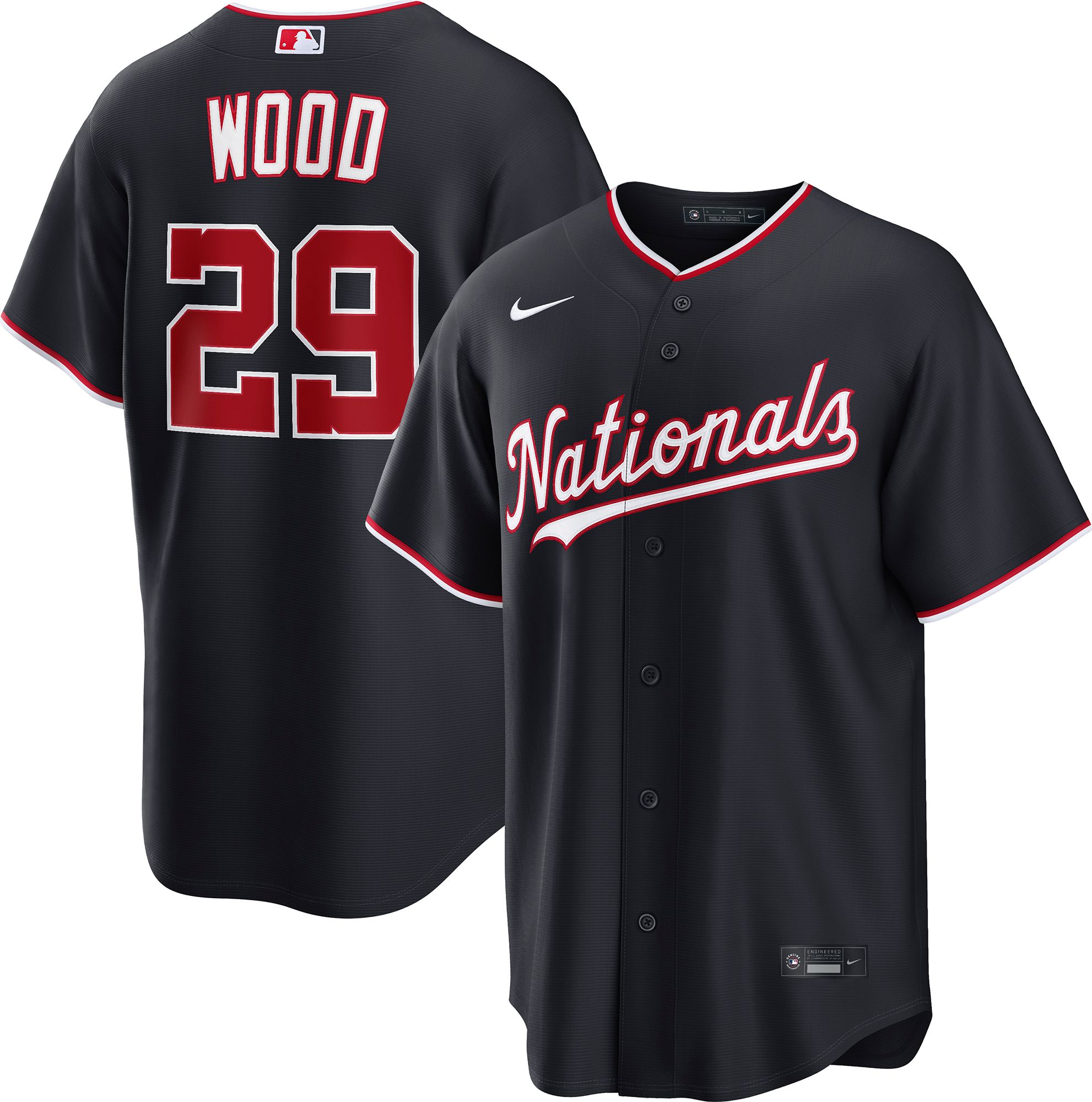 Nike Men's Washington Nationals James Wood #29 Alternate Jersey